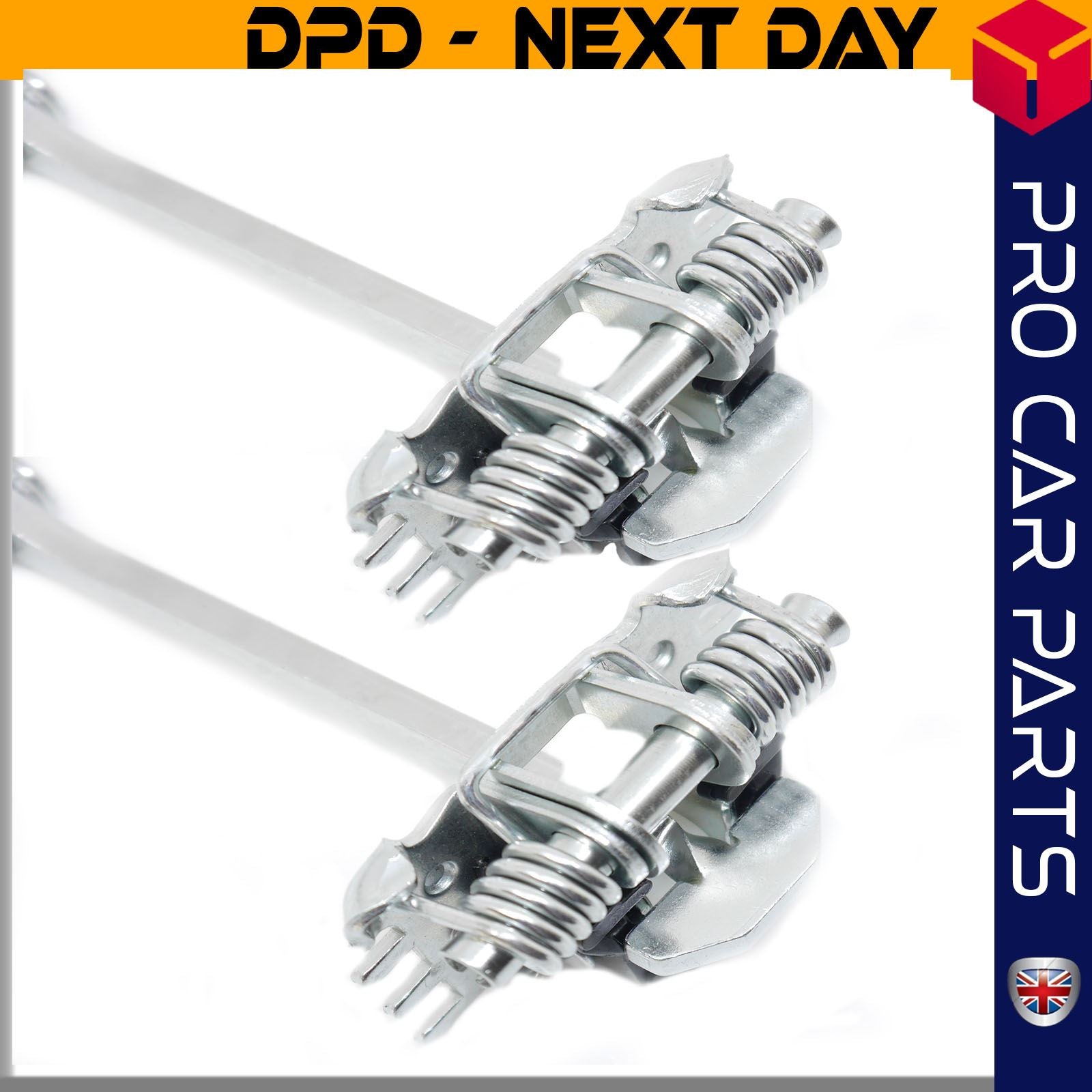 2 X Front Door Hinge Stop Check Strap Limitery Right and Left Side Fits RENAULT Scenic Mk3  804310008R