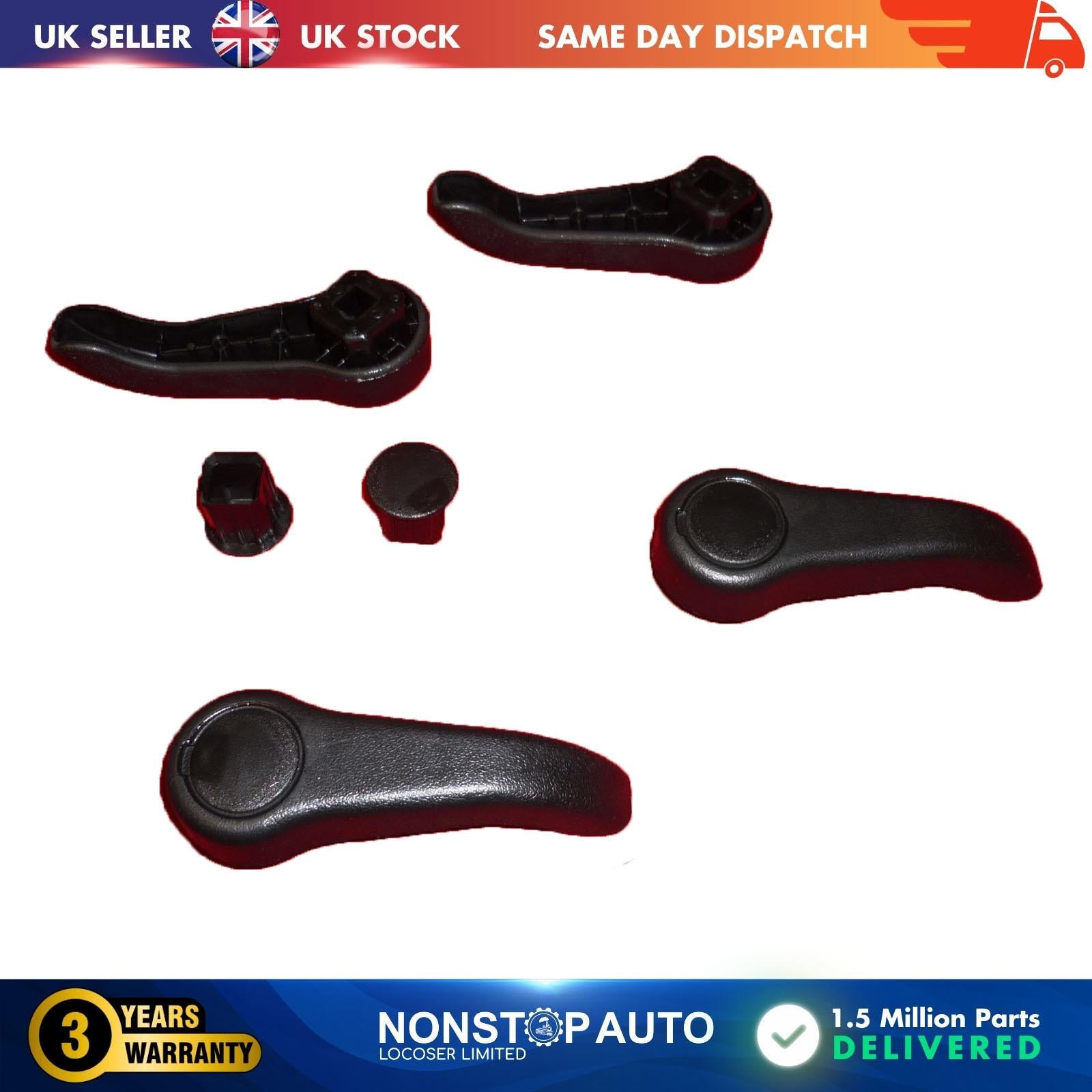 2X Seat  Handles Adjust Lever Handle Pull Set Fits RENAULT Clio MK2 7701205708
