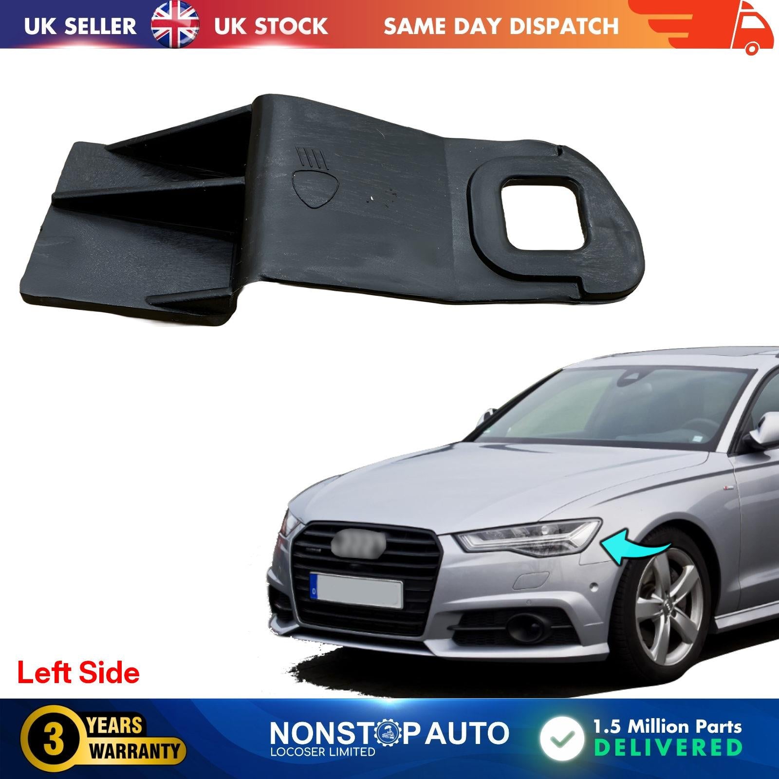 Headlight Repair Kit Bracket Mount Clips Left For AUDI A6 C7  4G0941043E