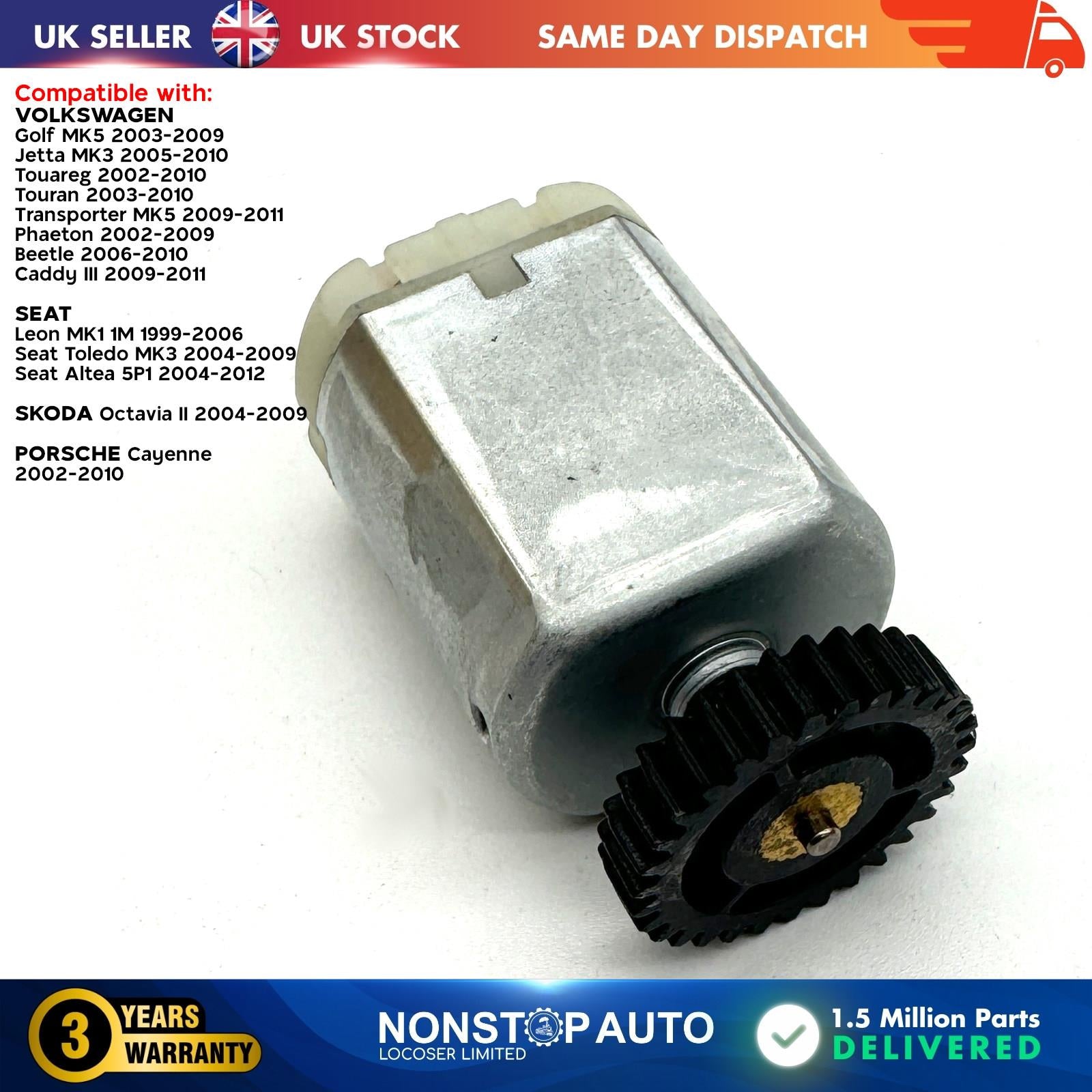 Door Central Lock DC Motor Actuator For VW Golf MK5 Touran Touareg Phaeton Jetta III Caddy III SEAT Toledo Altea SKODA Octavia II Superb II