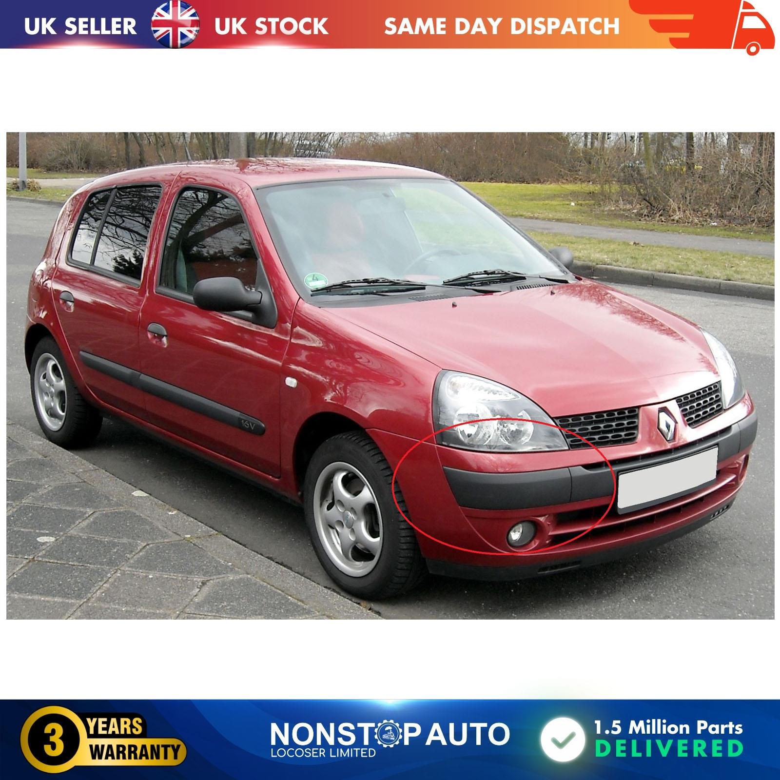 Bumper Corner Strap / Front Right 2000-2006 for Renault Clio MK2