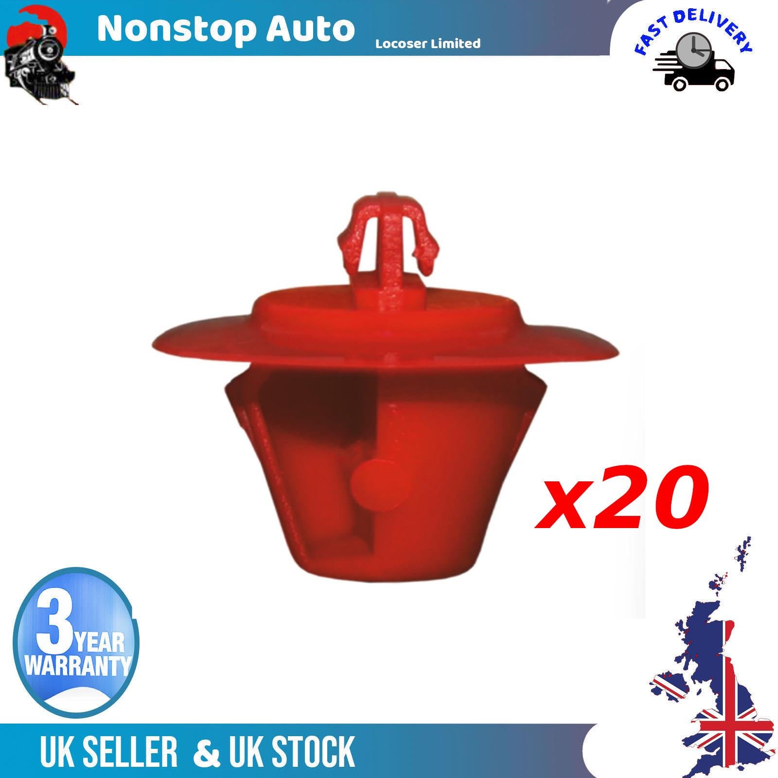 20X Fits Renault Megane Mk3 Samsung SM3 Wing Mirror Trim Panel Clips 8565.5