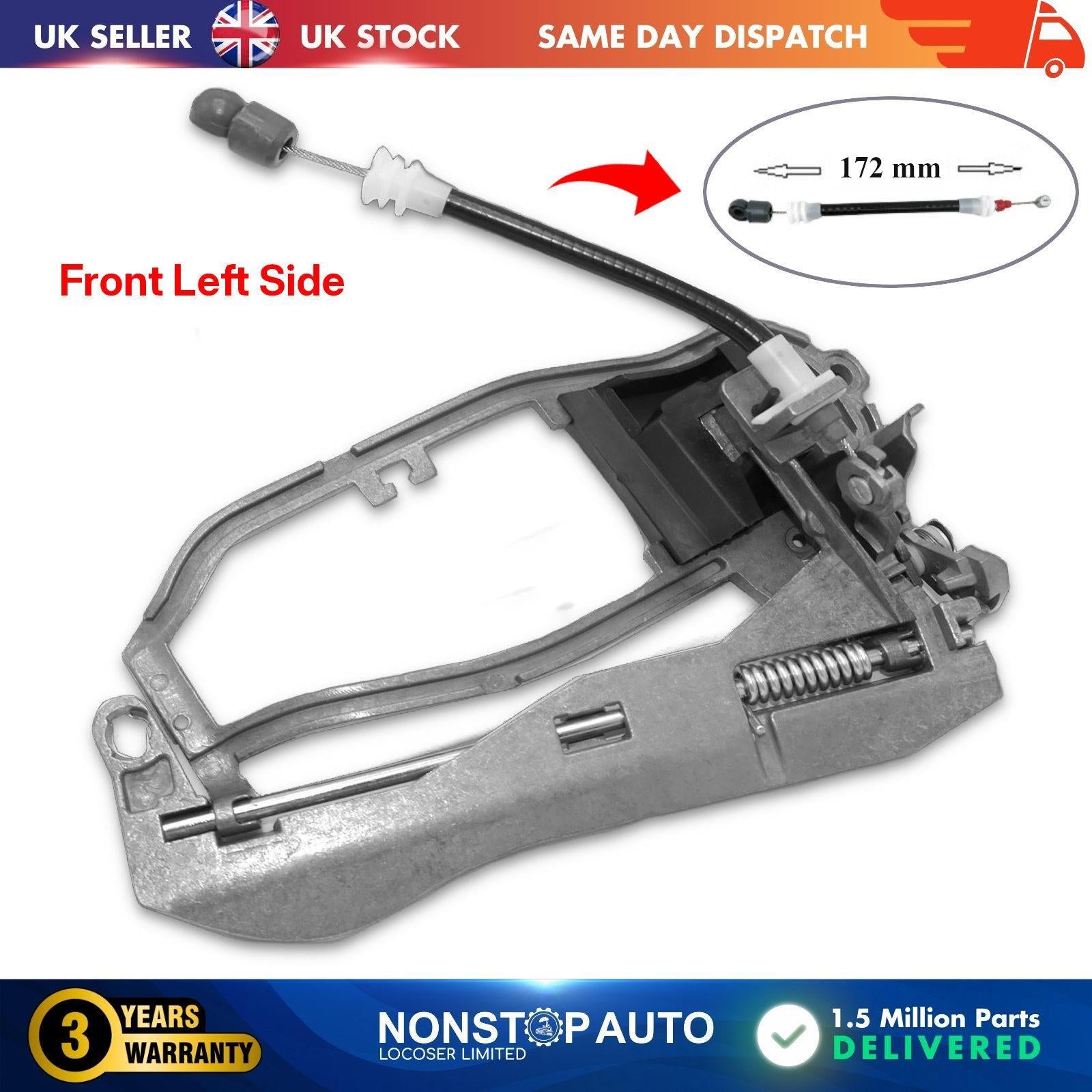 Front Left Outer Door Handle Carrier Frame Mechanism Fits BMW X5 E53 51218243615