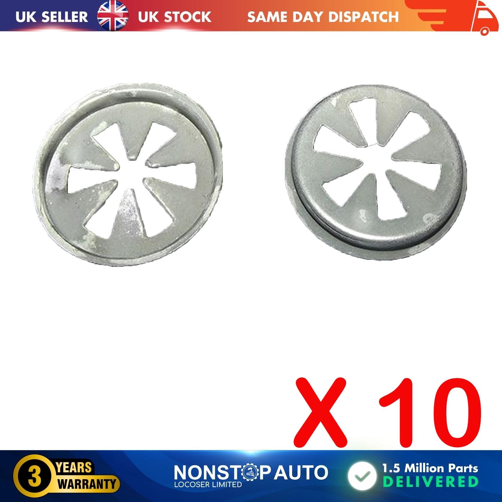 10X Hood Bonnet Insulation Ring Clips for FORD VOLKSWAGEN W703505, 867863849A