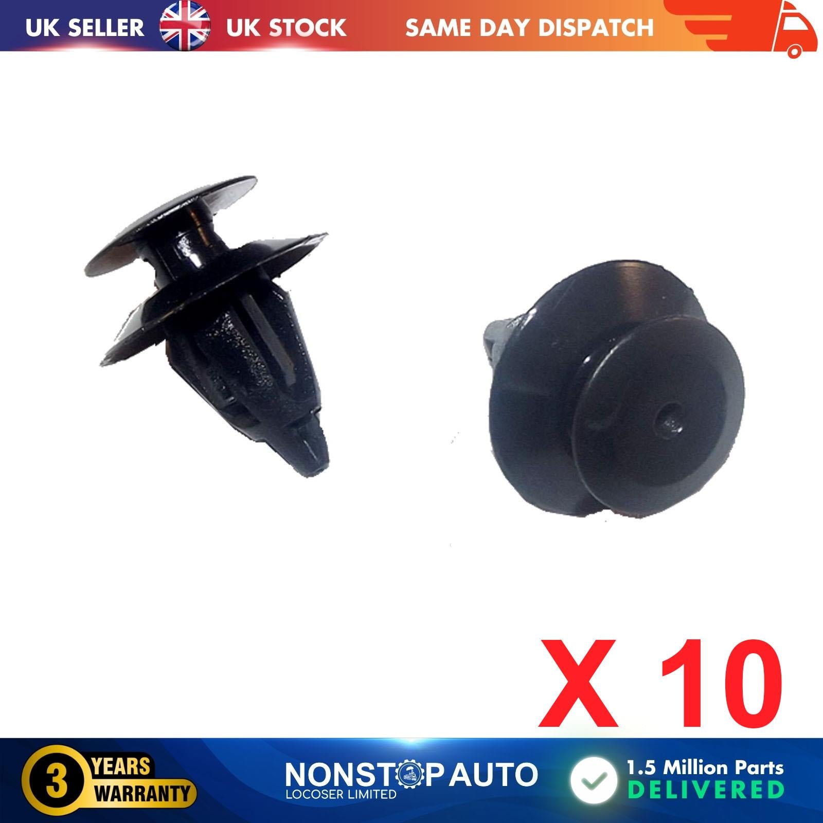 10 X FOR AUDI SKODA SEAT VW Interior Door Card Trim Panel Carpet Body Clips 703-867-299
