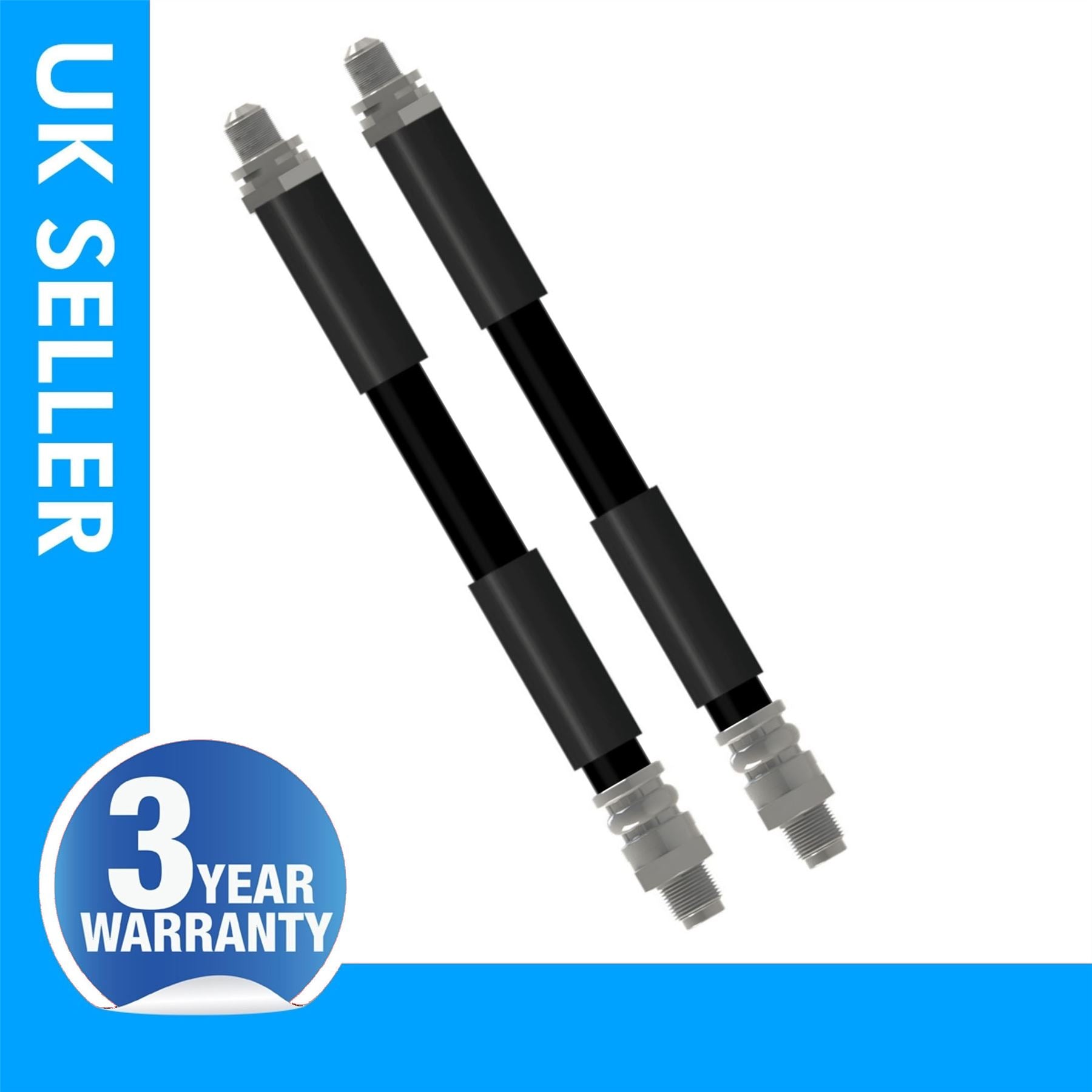 2X Rear brake hose Pipe For Ford Escort VI 1013455