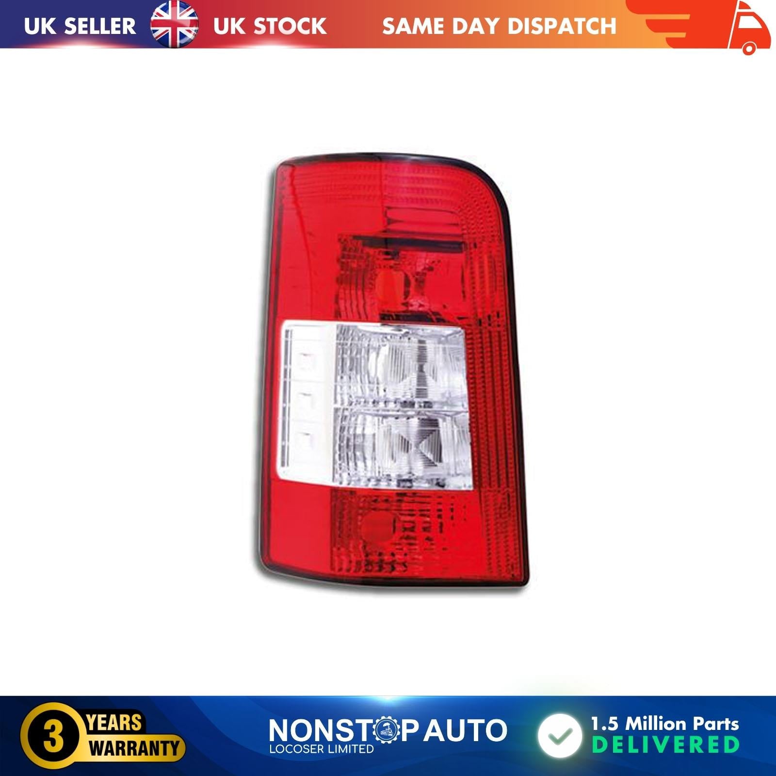 Rear tail tailgate light lamp / Left side FOR Peugeot Partner