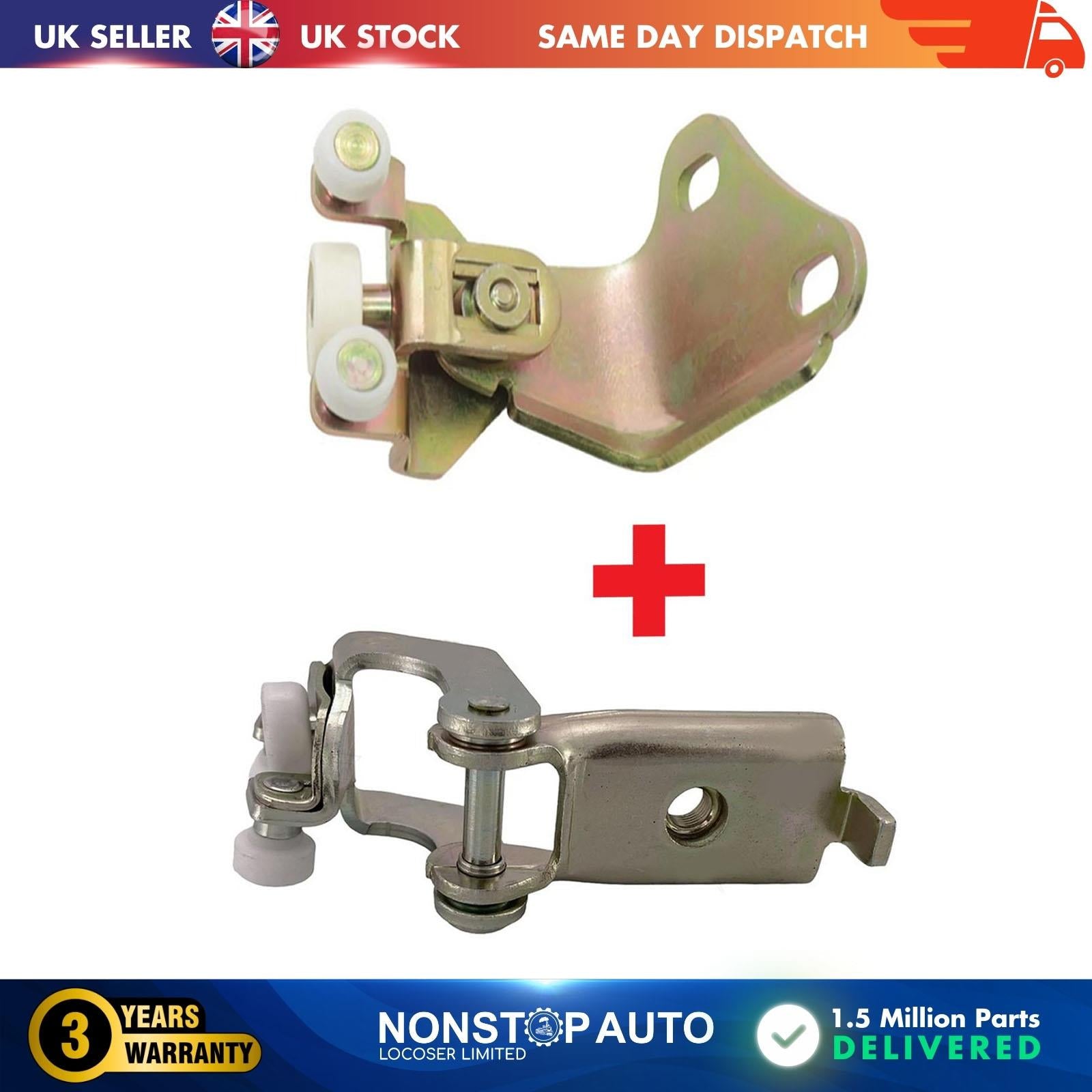 2X Sliding Door Roller Guide Hinge Middle and Top Right For MERCEDES Sprinter
