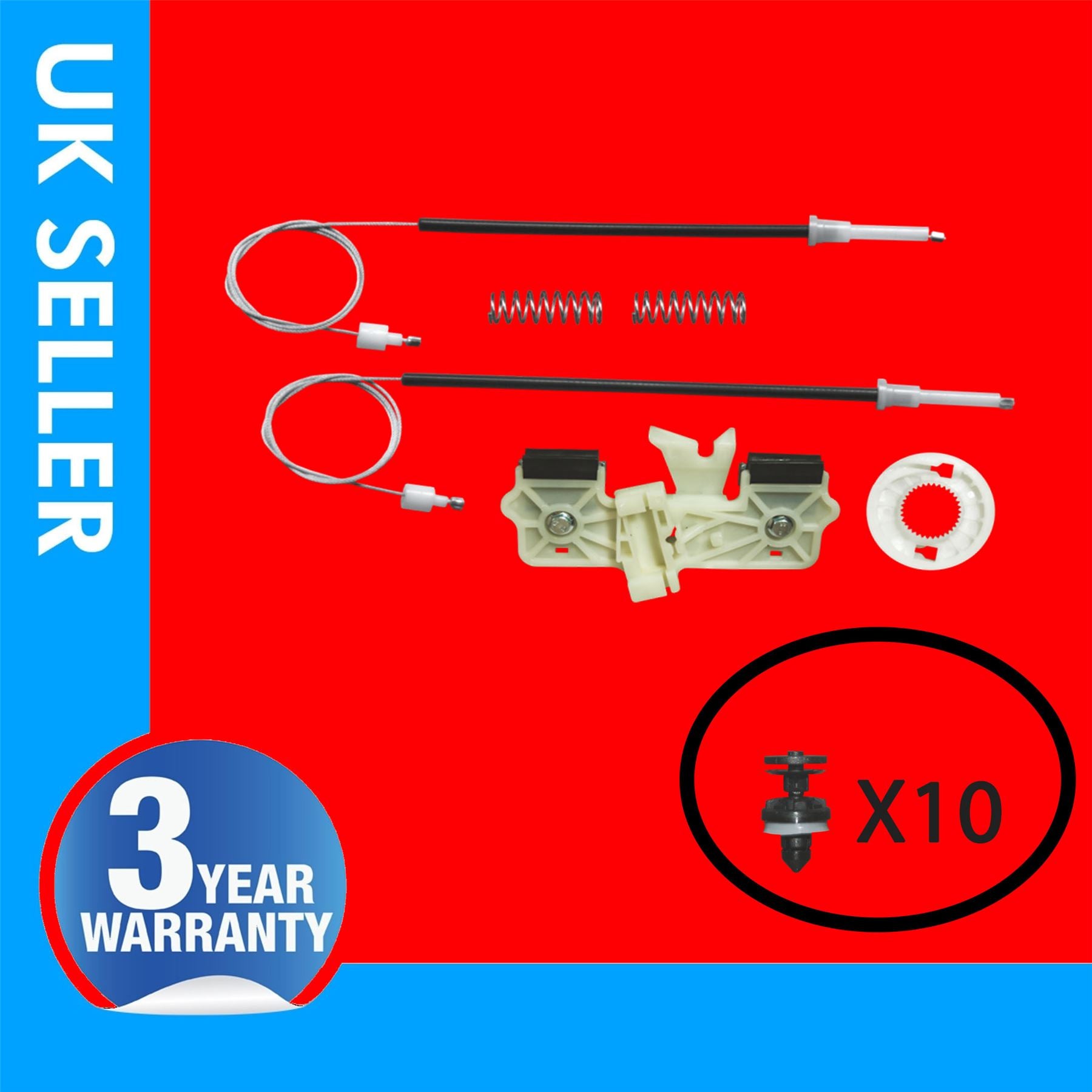FOR FORD FIESTA  WINDOW REGULATOR REPAIR KIT FRONT RIGHT HAND SIDE (2008-2012)
