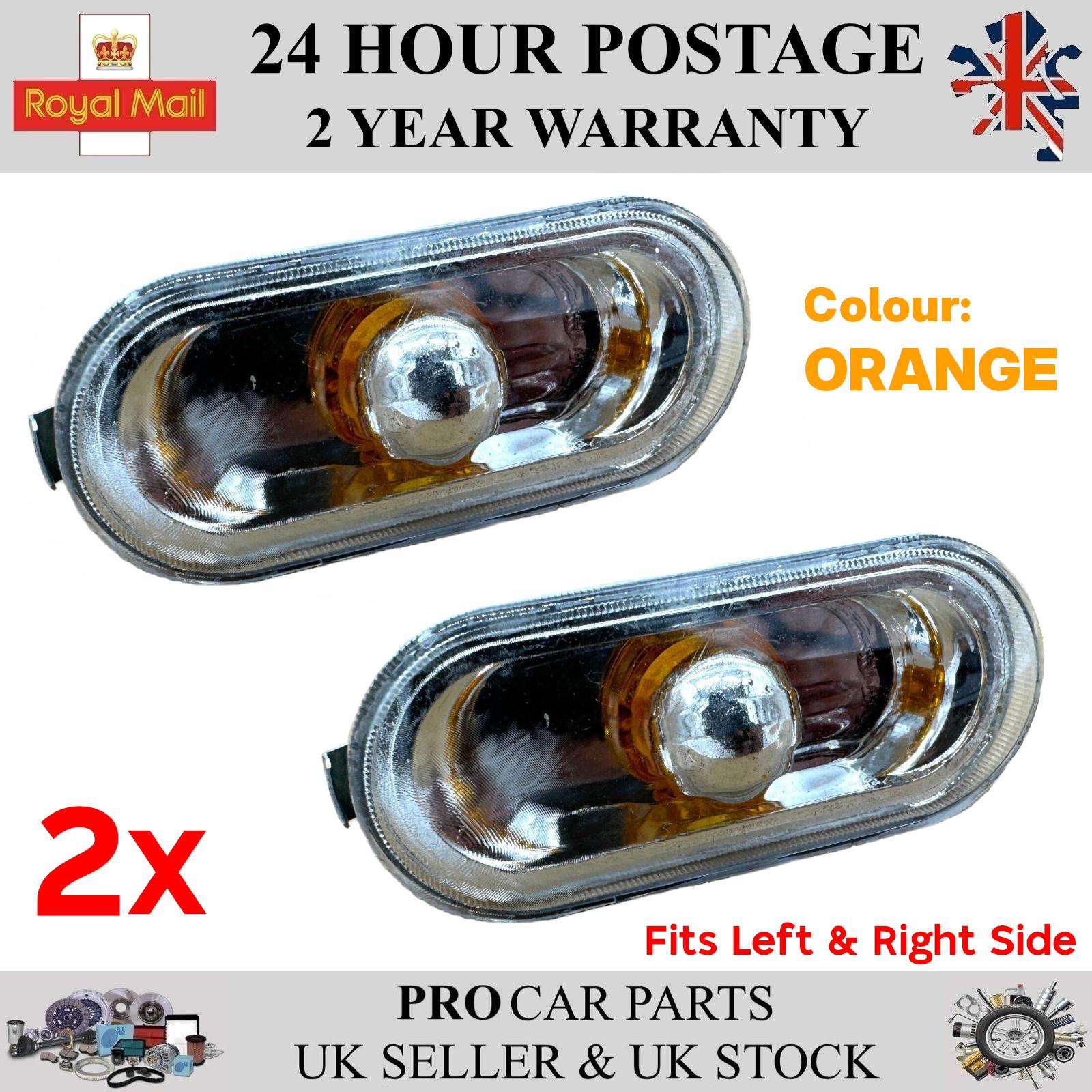 2x Side Indicator Repeater For VW Transporter T5 Passat Amarok Polo Caddy 7E0949117