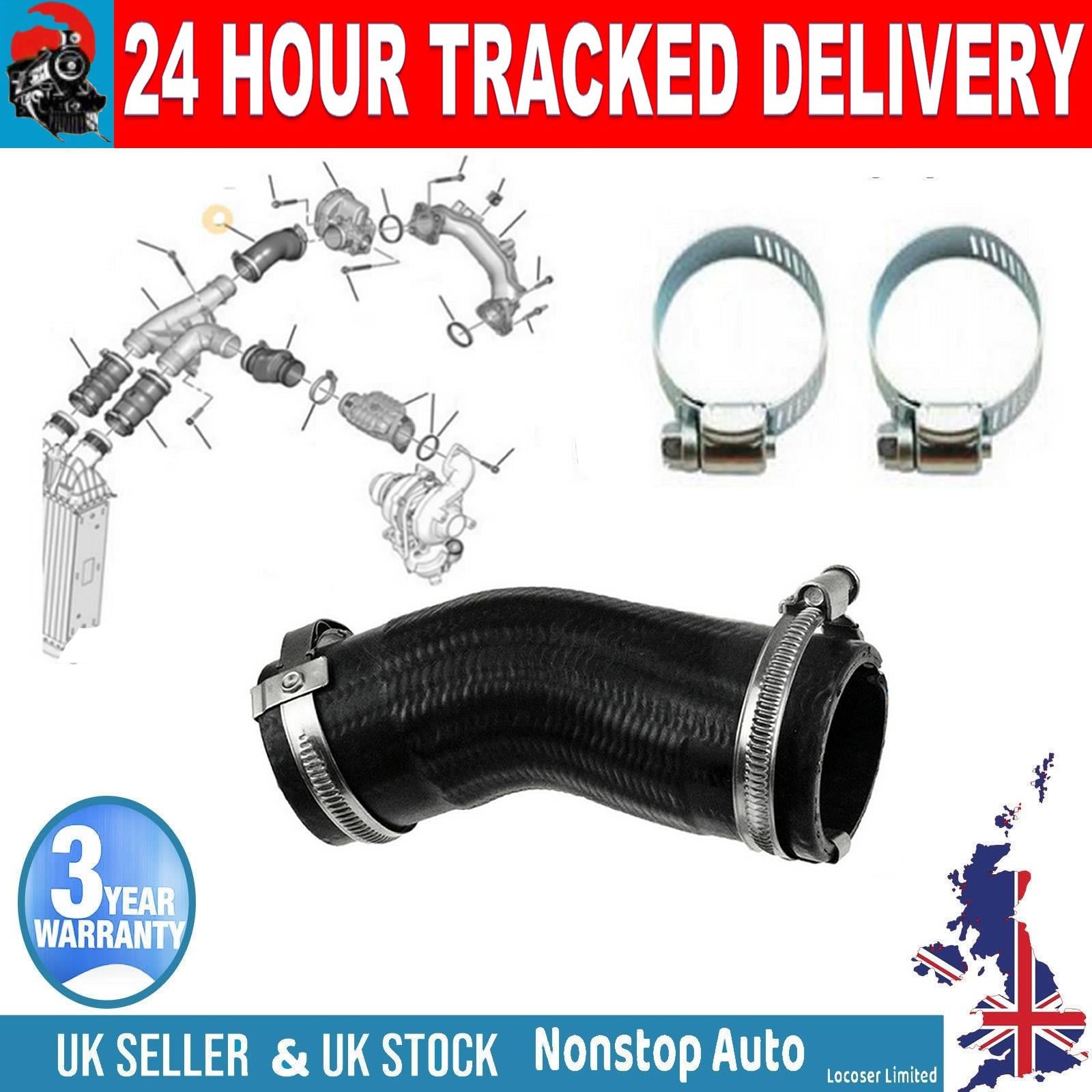TURBO INTERCOOLER HOSE PIPE FOR  PEUGEOT 2008 207 208 3008 307 308 508 Partner CITROEN Berlingo C3 C4 C5 DS3 DS4 DS5 0382NL