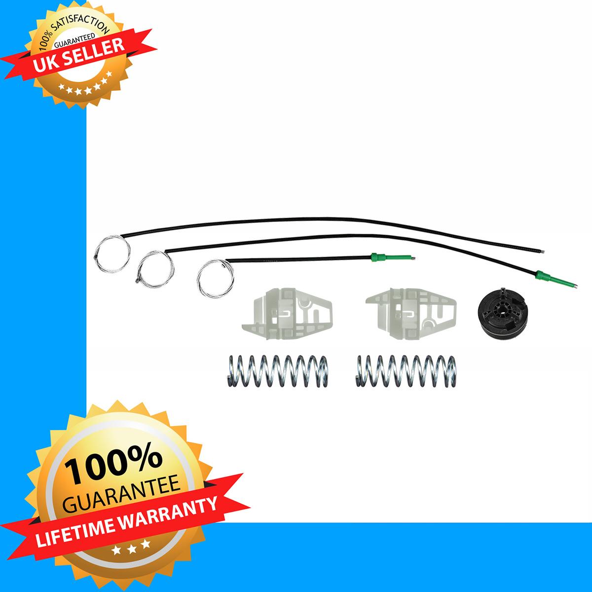 Fits PEUGEOT 206 SW Sedan Window Regulator Repair Kit Front Right Side 9222F7