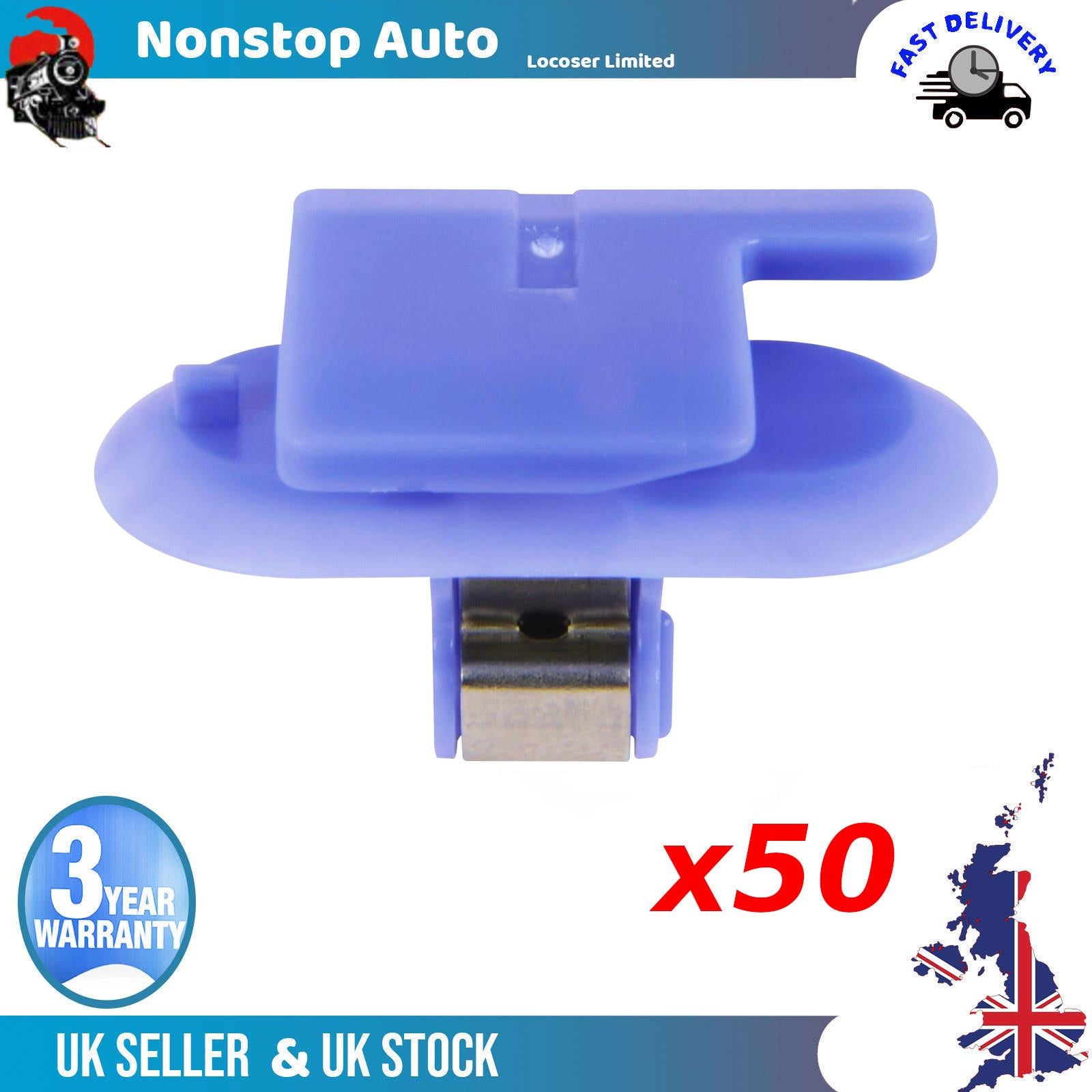 50X For Vauxhall  Vectra C Zafira Tailgate Door Moulding Panel Clips 24405740