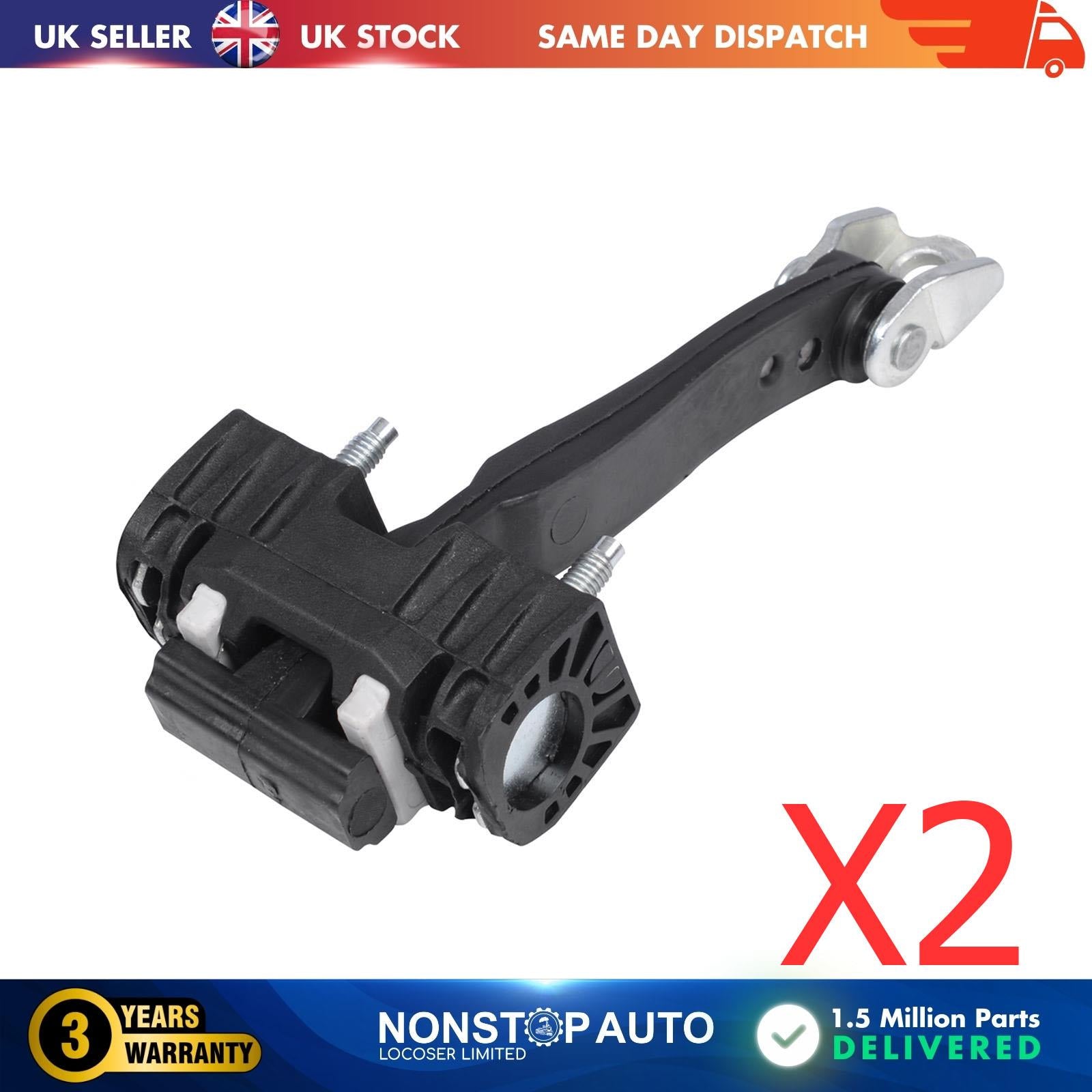 2XRear Door Hinge Stop Check Strap Limitery Right and Left Fits VAUXHALL Astra
