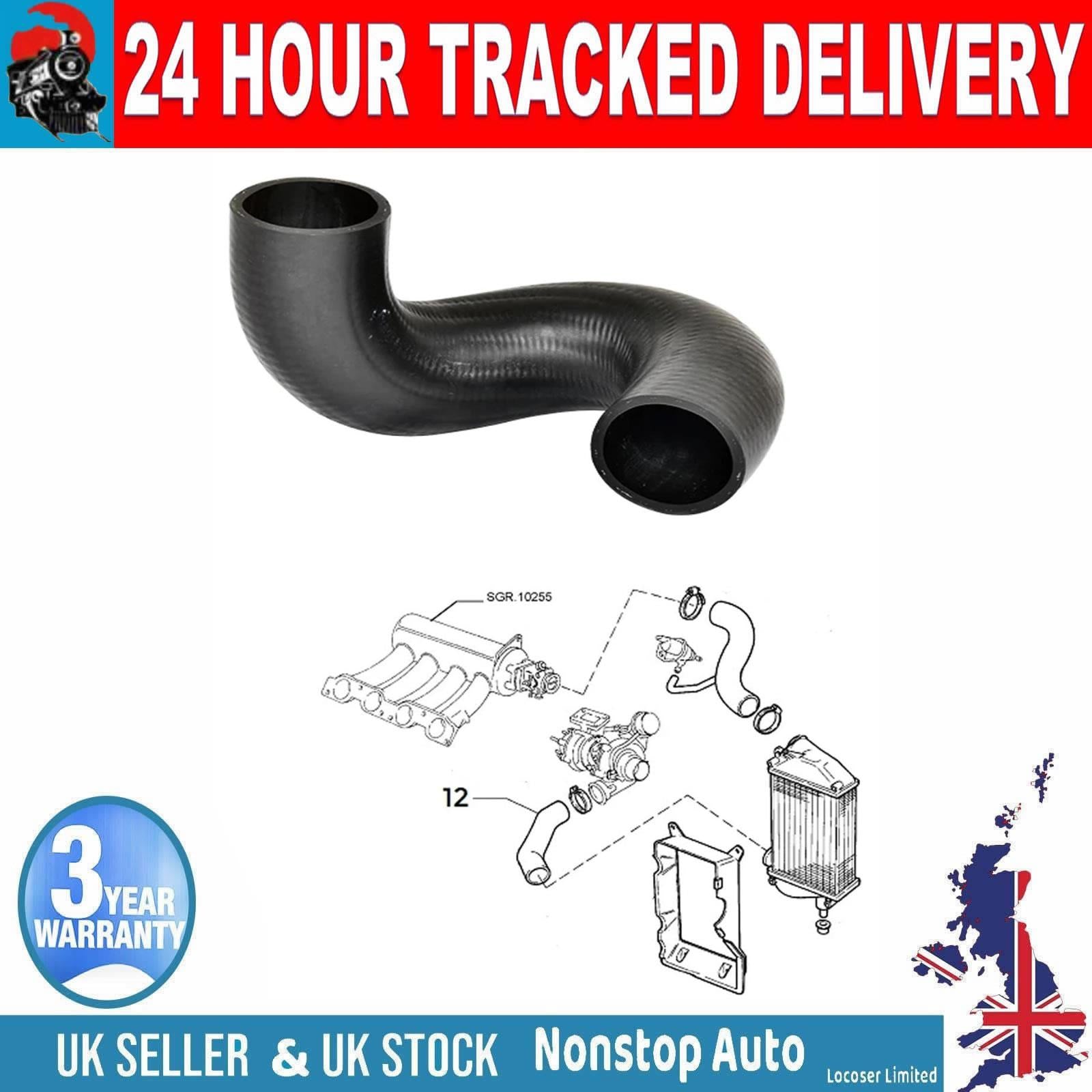 TURBO INTERCOOLER HOSE PIPE FOR  LANCIA DELTA 1.6 TURBO  82416377