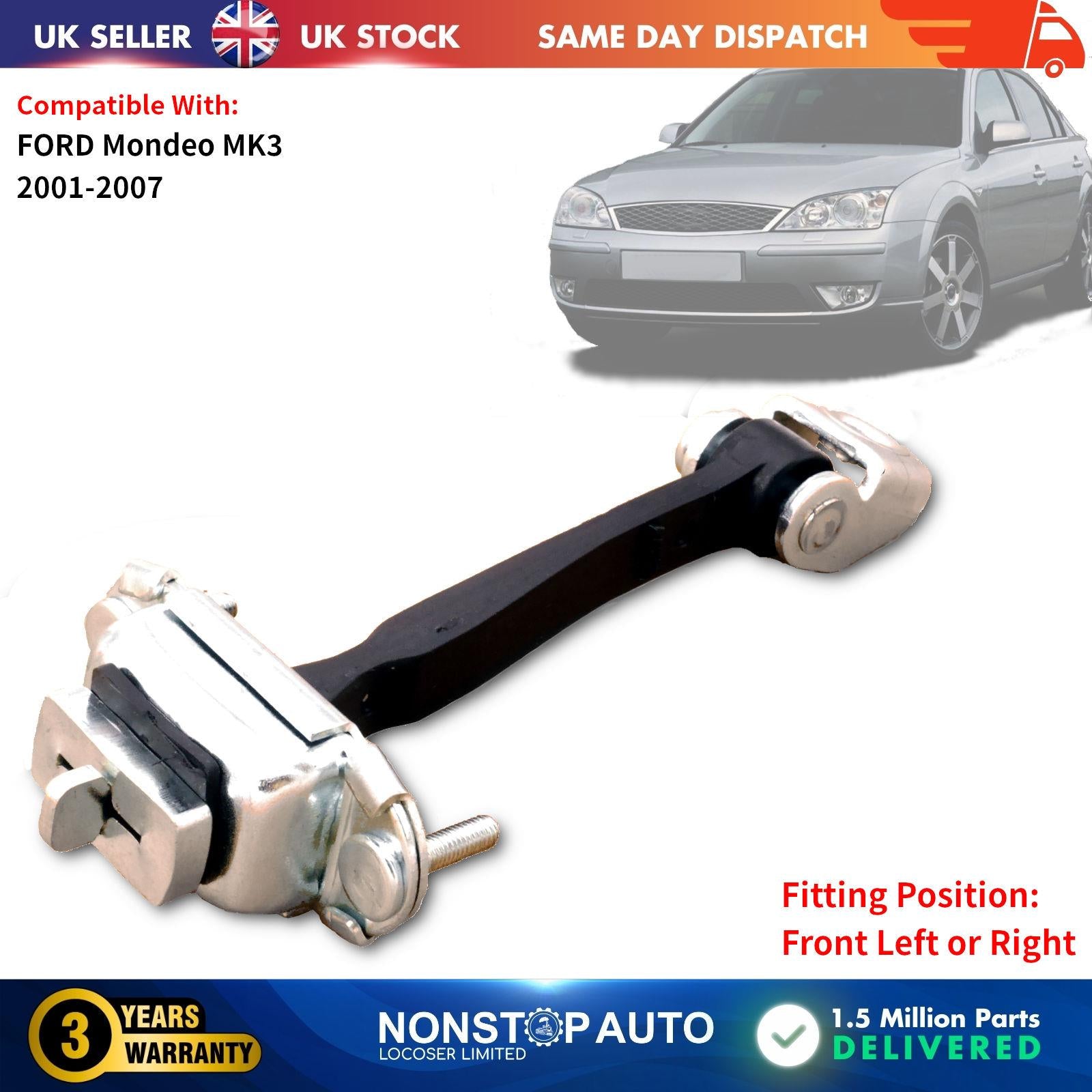 Door Hinge Check Strap Stopper Front Left Right For FORD Mondeo MK3 4736916