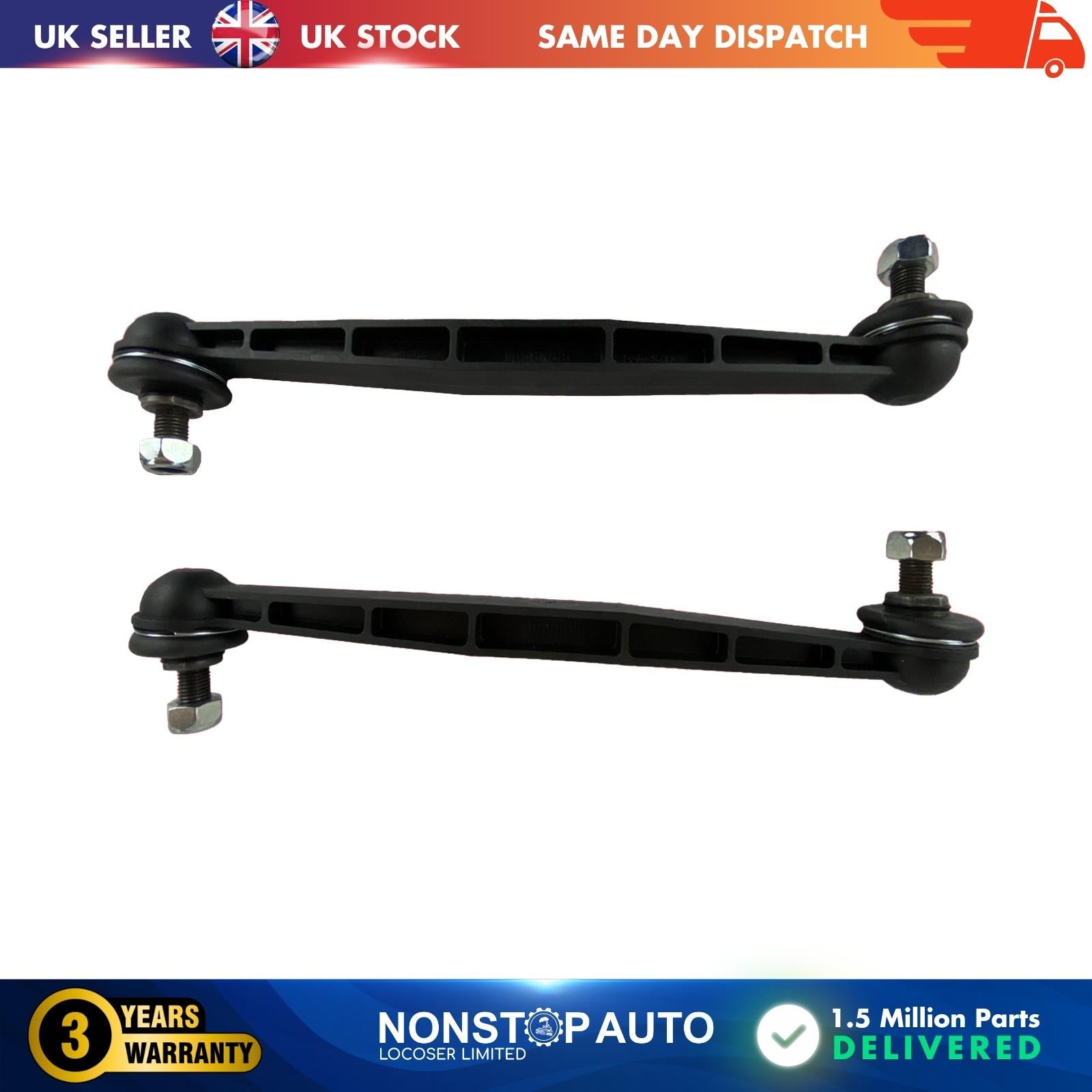 2X stabiliser Anti Roll Bar Drop Link Front Left&Right Fits VAUXHALL Meriva B