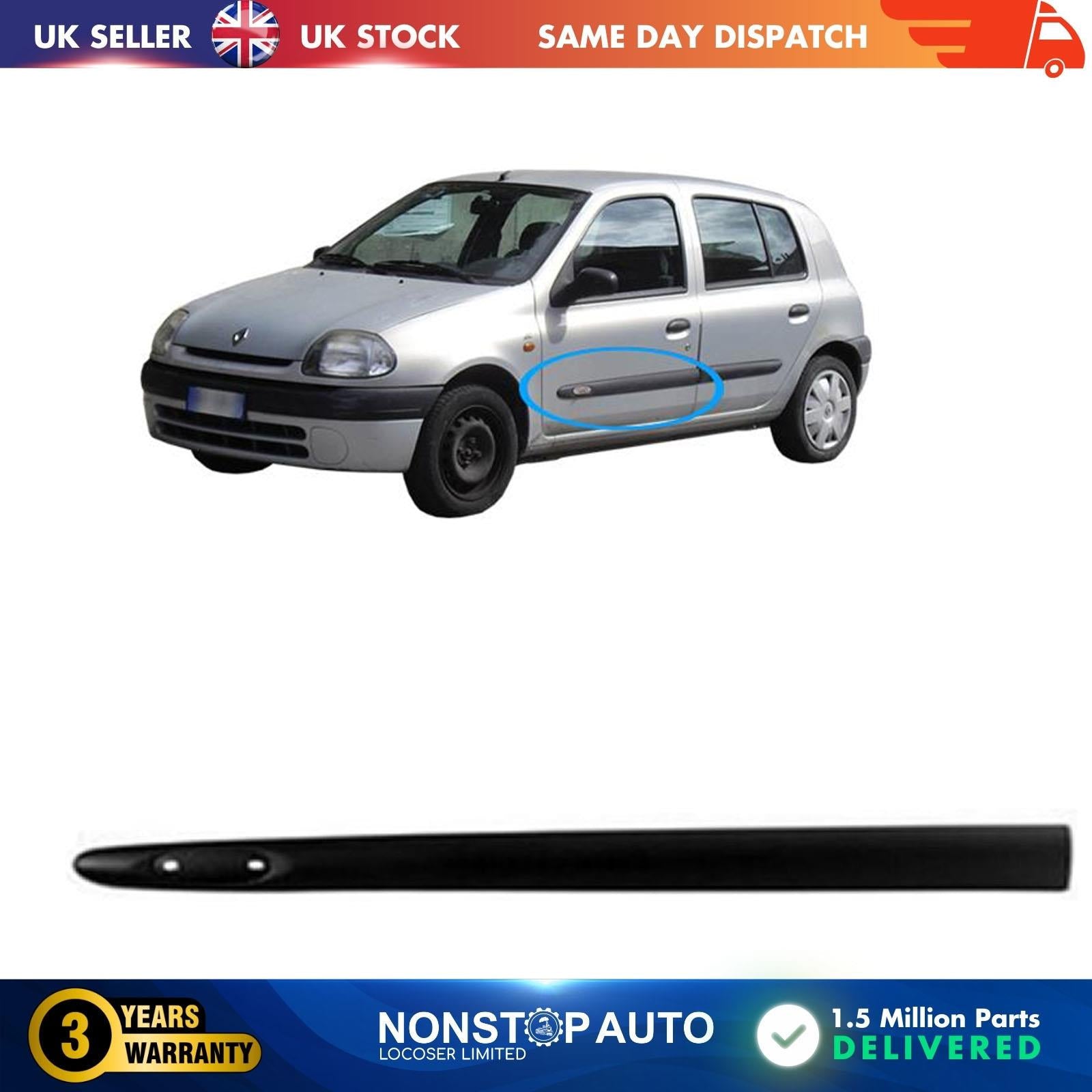 Door moulding / front left FOR RENAULT Clio