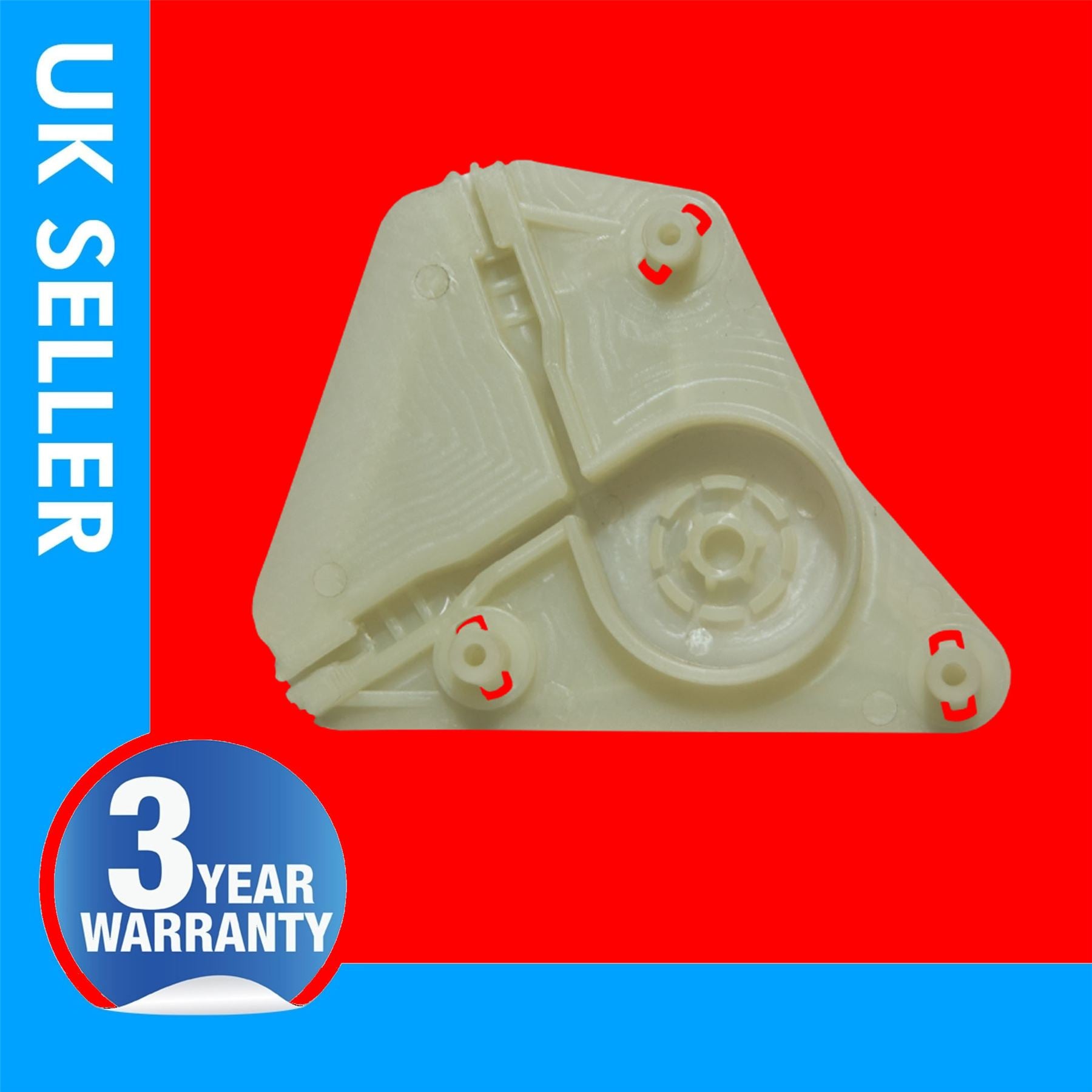 VW Polo 9N window regulator pulley motor housing / front left