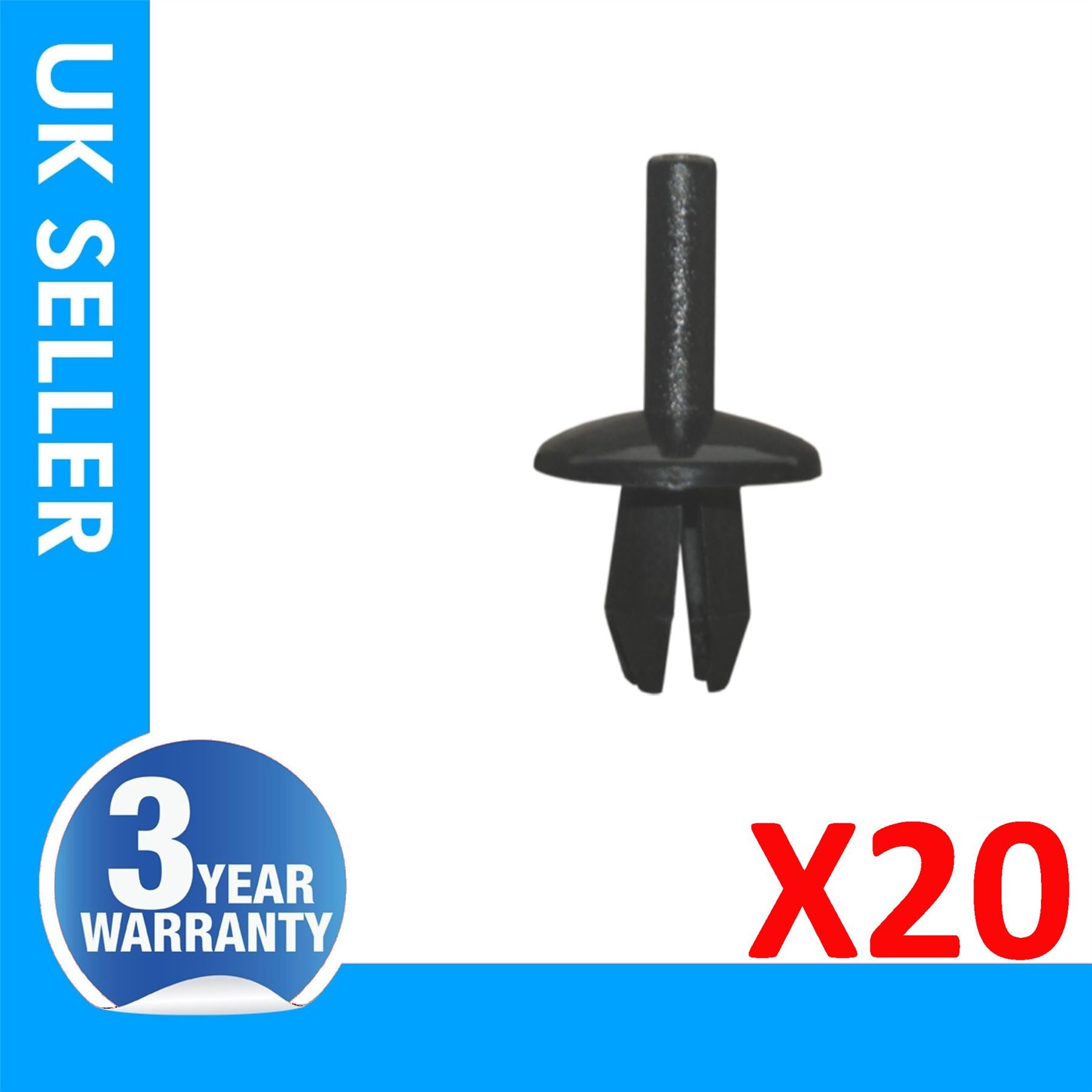 20X For Ford Escort Mondeo Focus Splash Wheel Arch Moulding Panel Trim Clips