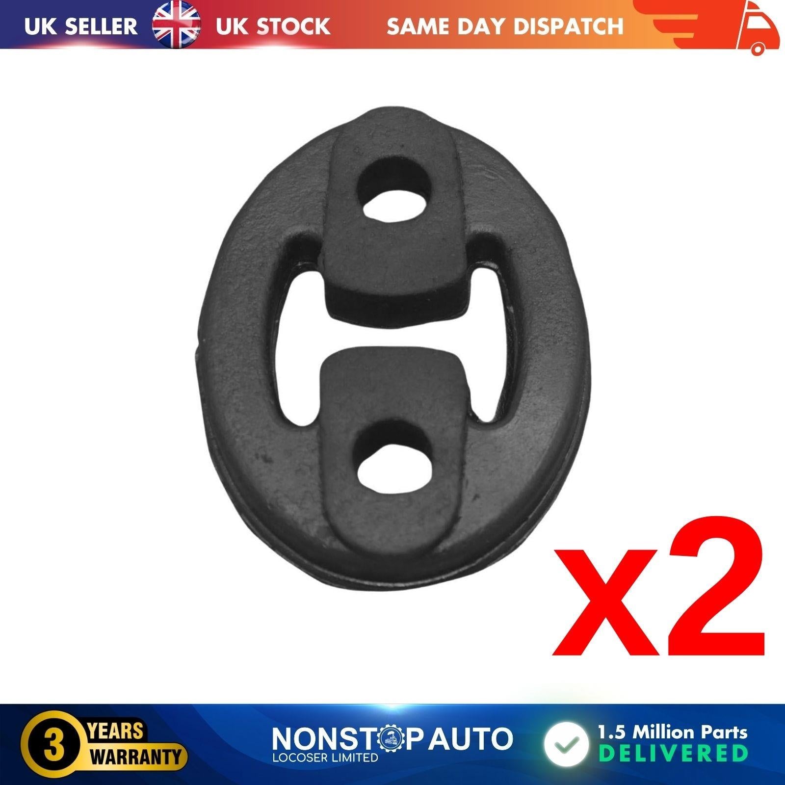 2X Exhaust Mounting Holder Fits FORD Escort Mondeo Transit 93BB5A262GA