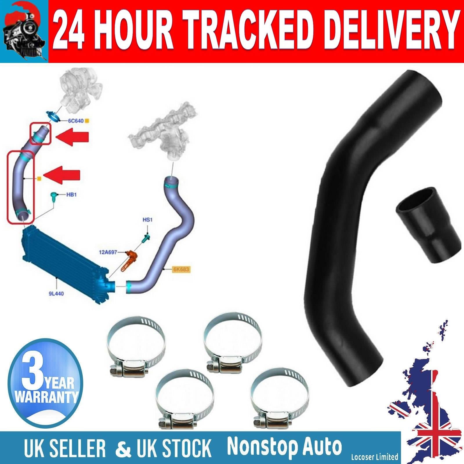 TURBO INTERCOOLER HOSE PIPE SET FOR FORD TRANSIT 2.2 TDCI CC116C646BG