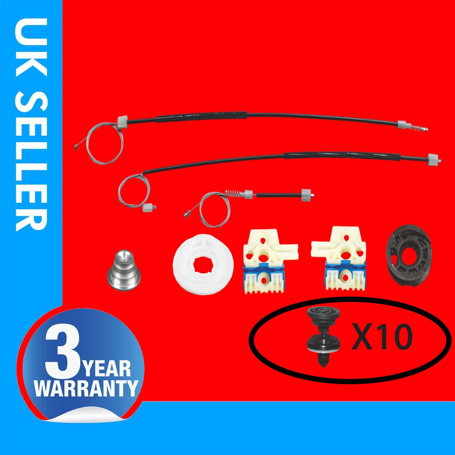 FOR VW Jetta Window Regulator Repair Kit Right Hand Side
