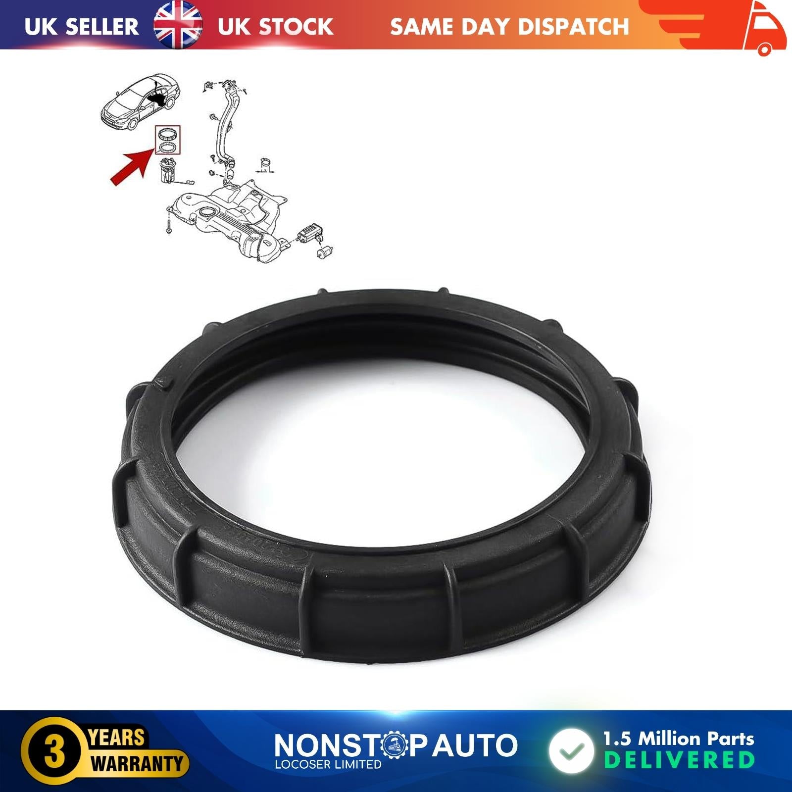 Fuel Tank Sender Unit Ring Clamp Pump Fits RENAULT Laguna III Master II
