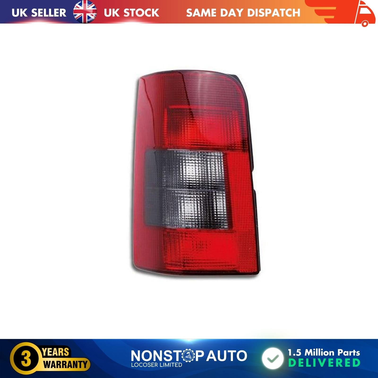Tail Lamp Single Gate (Vertical) Without Bulb Holder / Left FOR PEUGEOT PARTNER