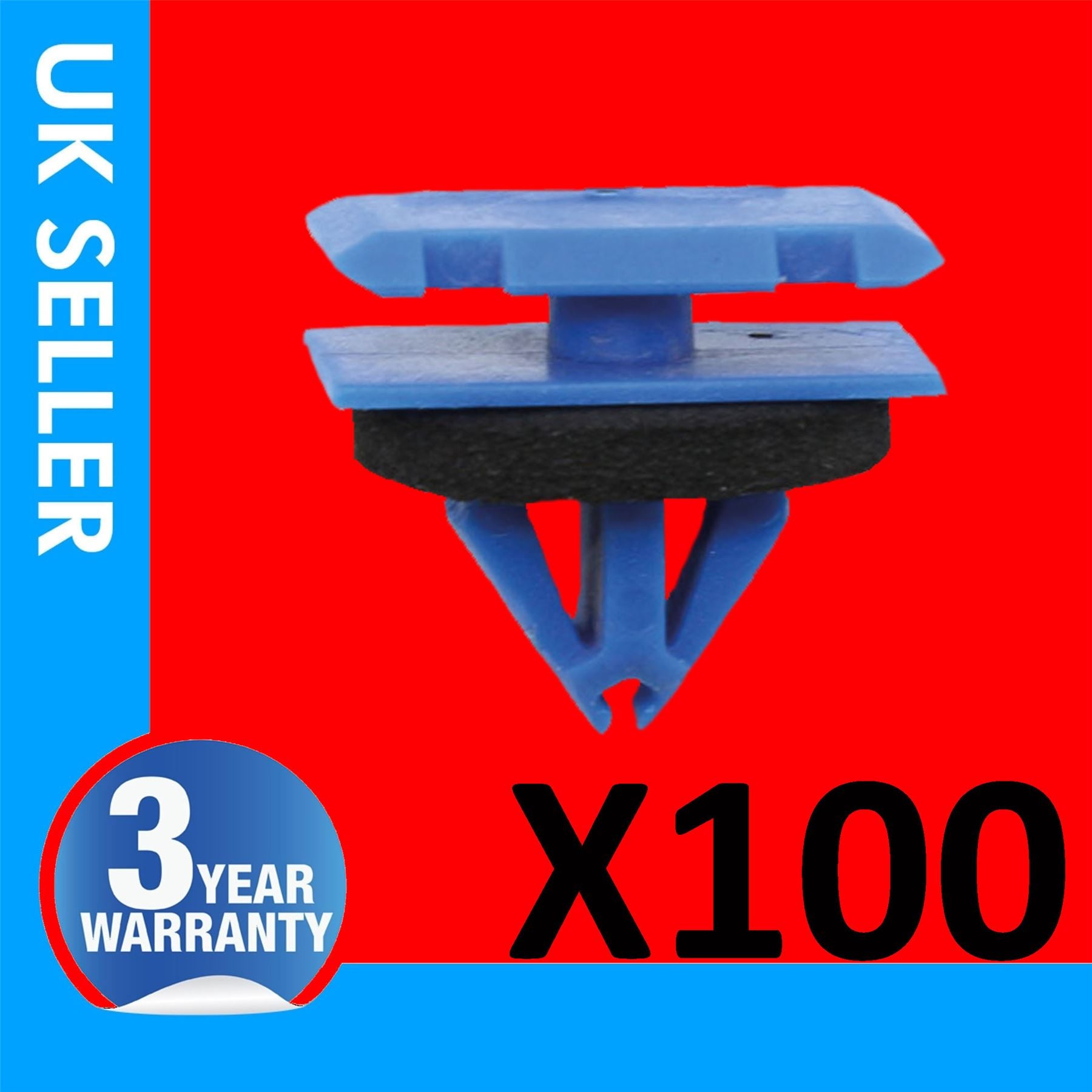 100X Fits FORD Explorer Mustang Moulding Panel Trim  Cover Clips W707889S300