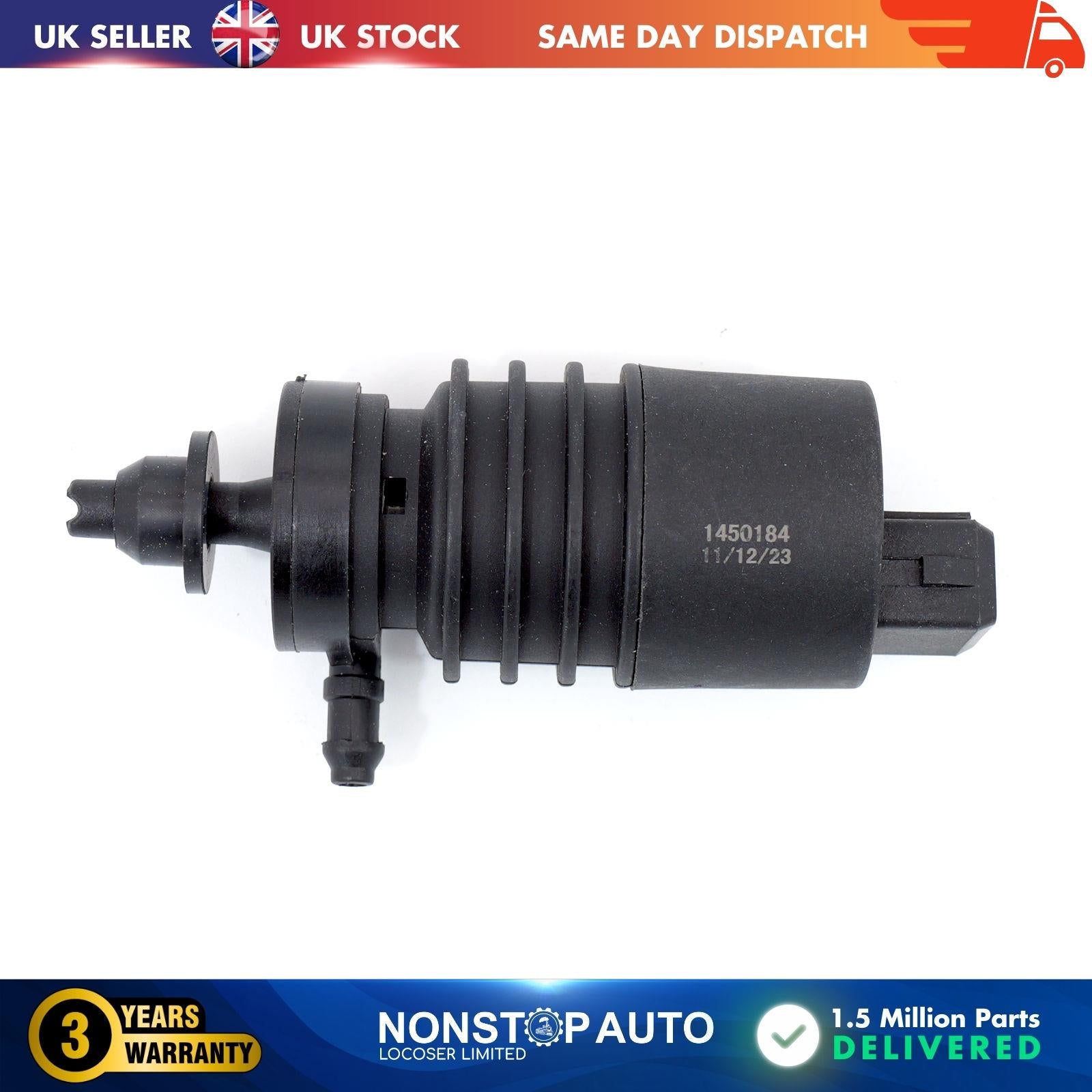 WINDSCREEN WASHER PUMP FOR OPEL VAUXHALL SEAT ALFA ROMEO VW 90508705 90585761