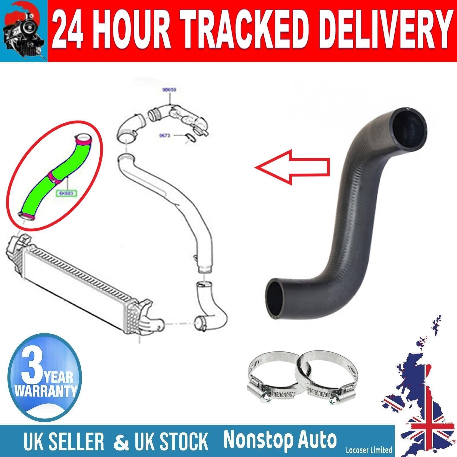 TURBO INTERCOOLER HOSE PIPE FOR   FORD Focus C-Max  Focus II 1.6 TDCI  VOLVO C30 S40 V 50 1.6D 6M516C646GA