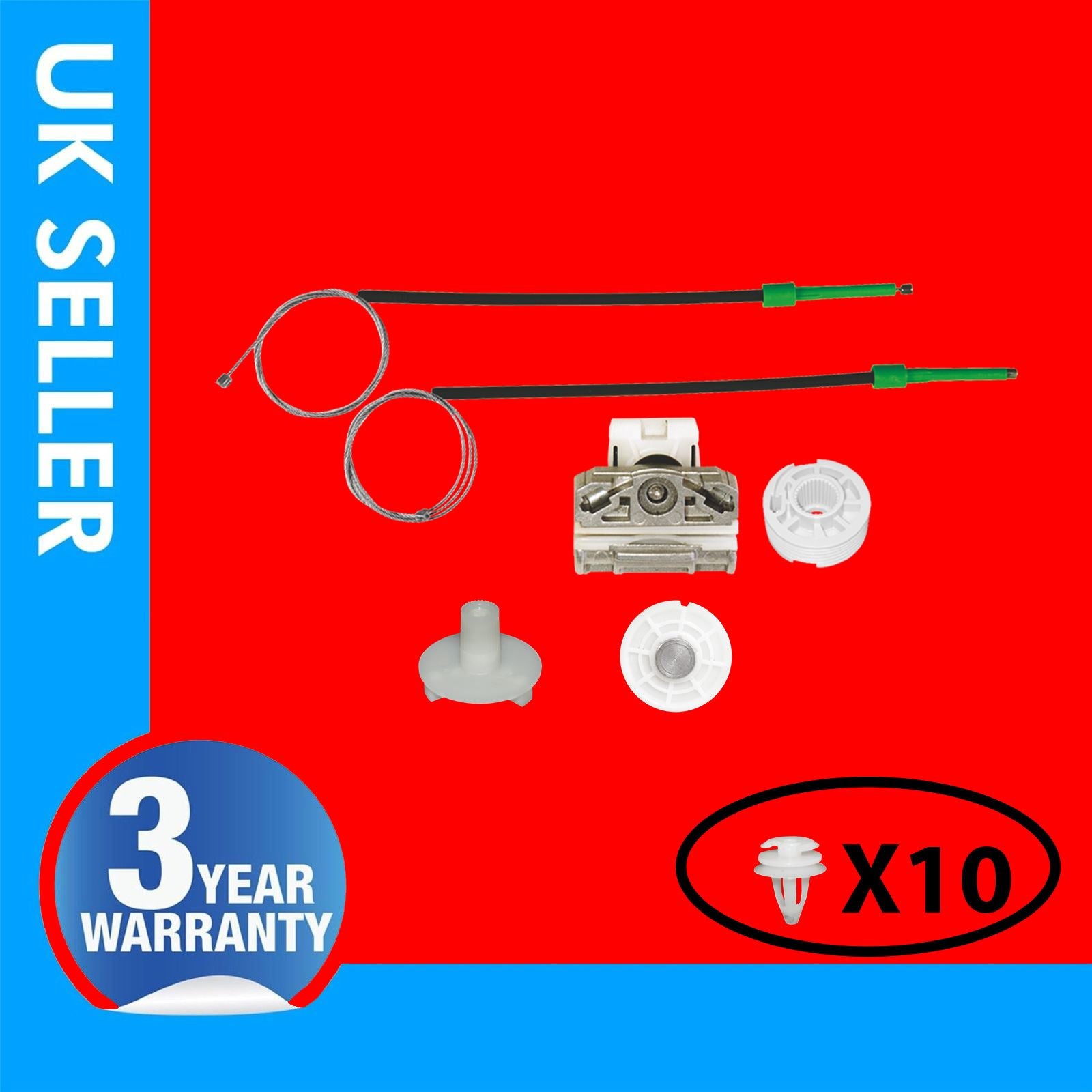 FOR MERCEDES E320 ï¿½ S320 WINDOW REGULATOR REPAIR KIT FRONT LEFT  HAND SIDE