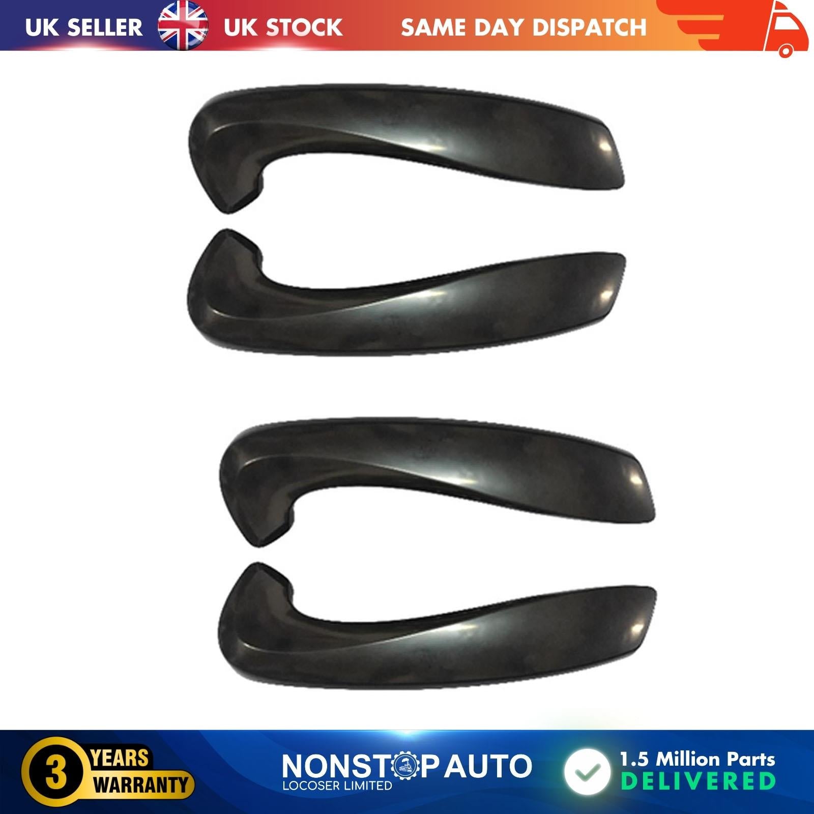 BLACK Door Armrest Handle Complete Front L+R for RENAULT Megane 3 809540001R