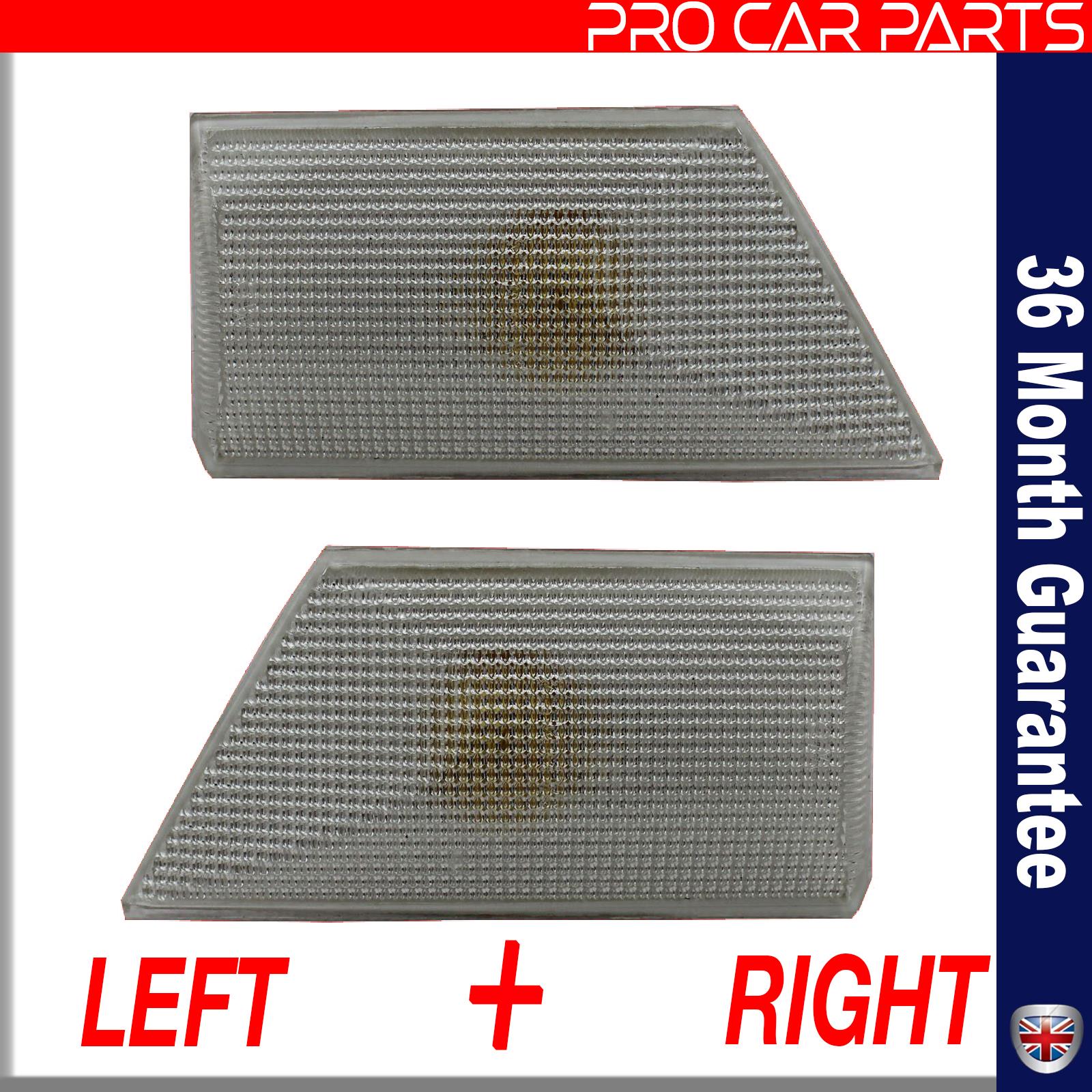 2 X Bumper Light  & Side Indicator Repater Lens Vauxhall Opel Vectra C Signum 1226031