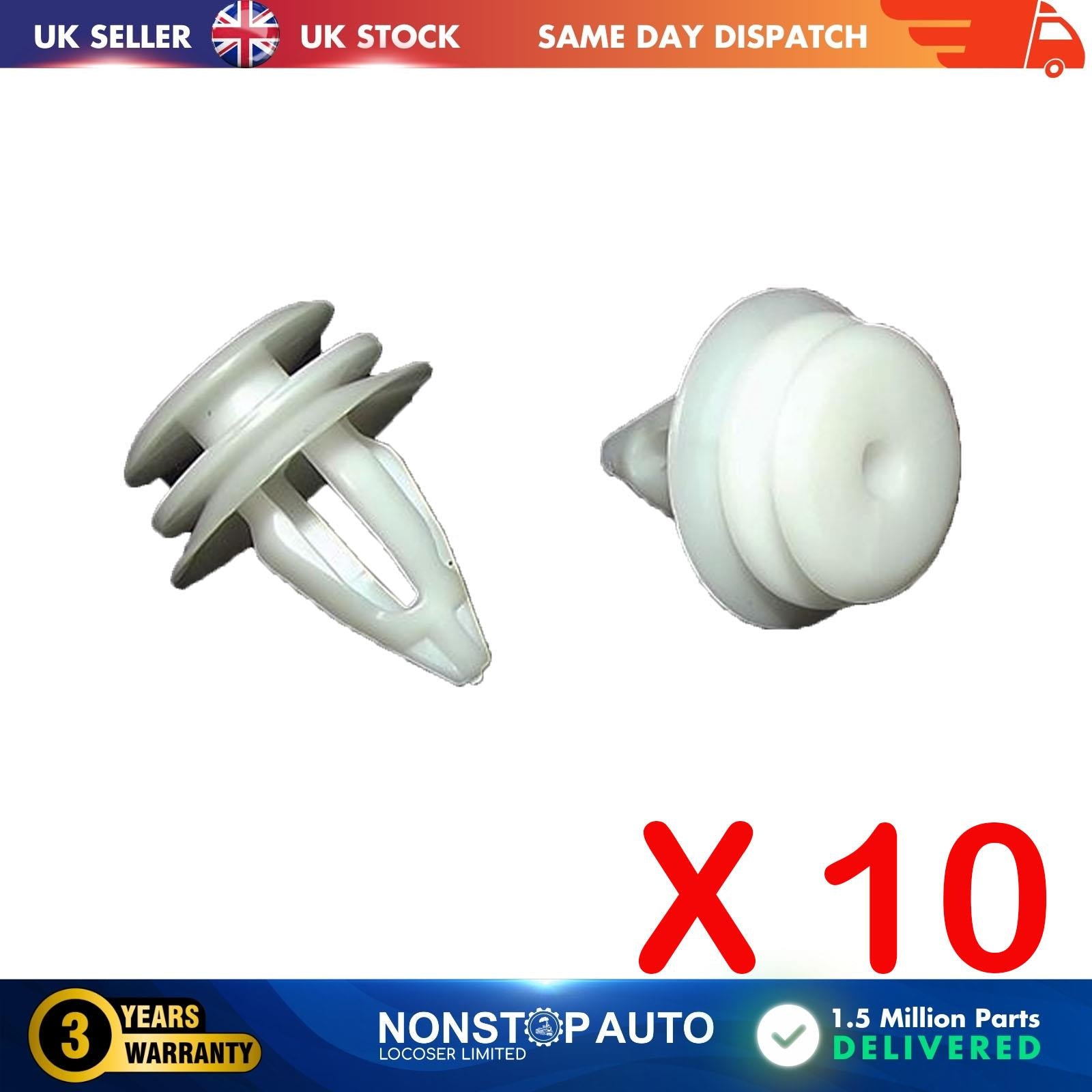 10 X FOR BMW RENAULT Door Trim Panel Moulding Retainer Clips C59