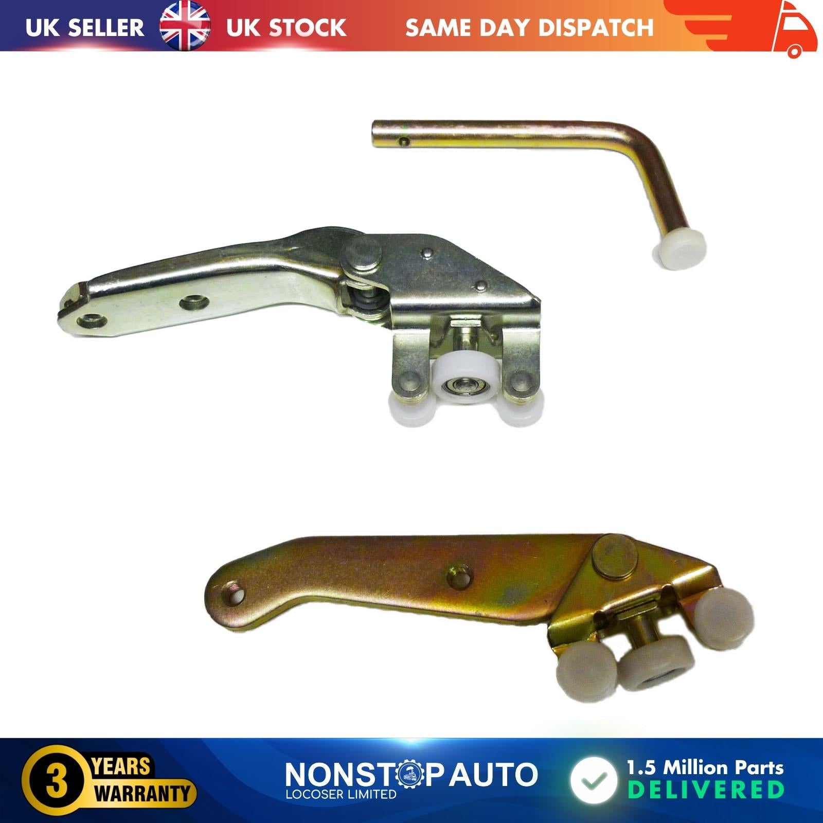 Sliding Door Roller Guide Hinge Bottom Middle Top Left Fits VW Transporter T4