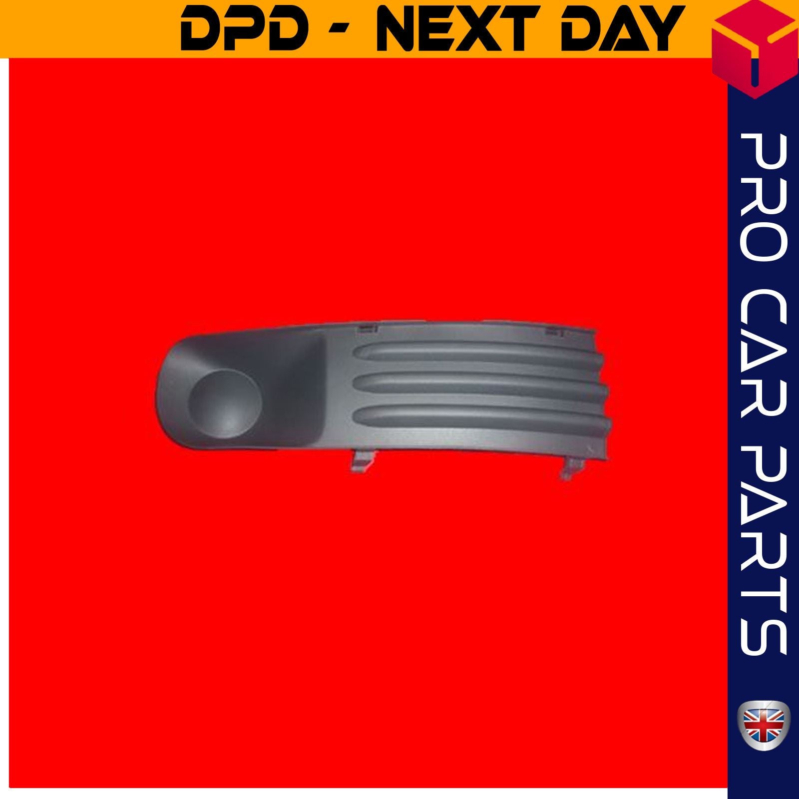 Front Bumper Fog Light Grill Panel Strip Right Fits VW Transporter T5