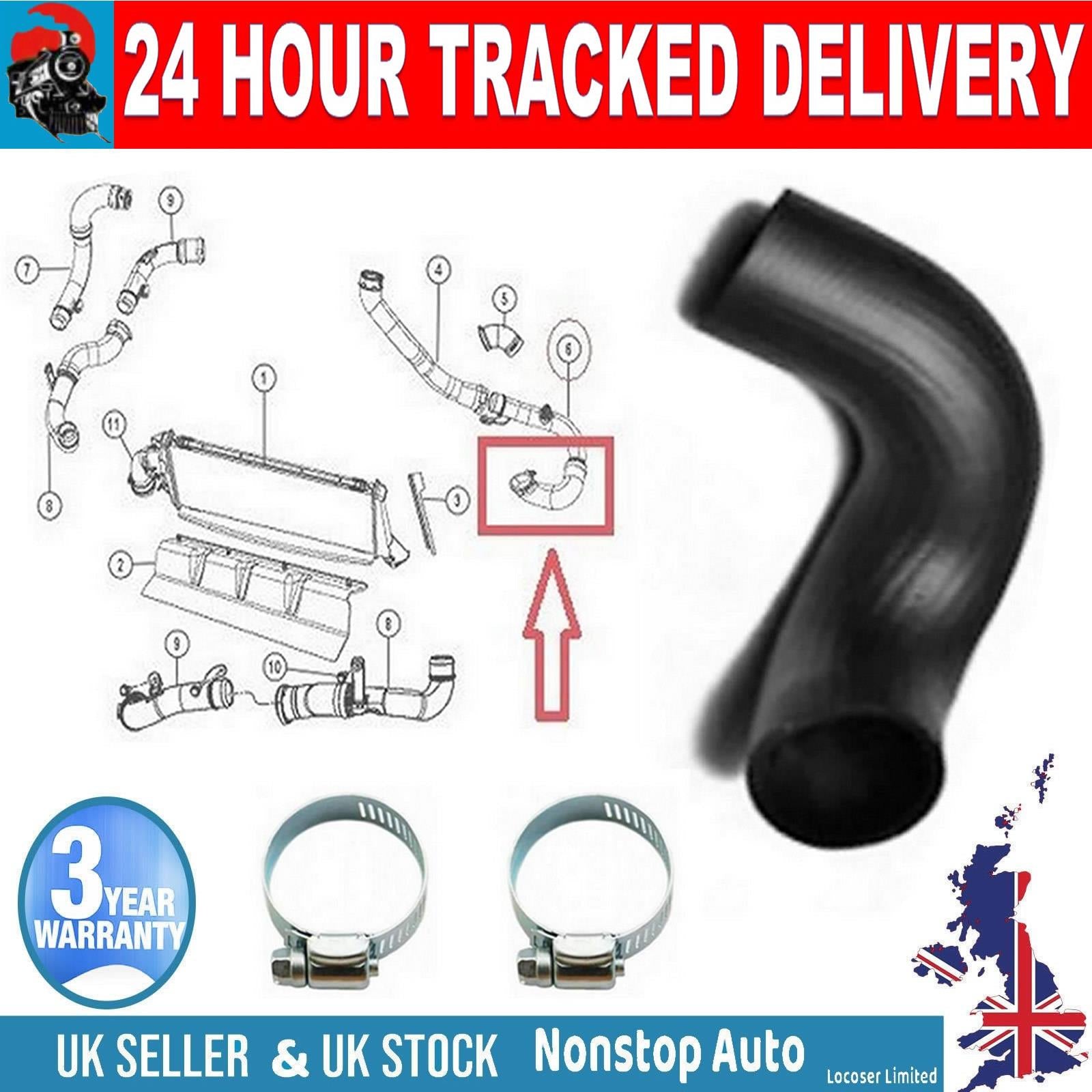 TURBO INTERCOOLER HOSE PIPE FOR JEEP Patriot Compass DODGE Caliber  2.0 Crd 2.2 Crd  04891699AA