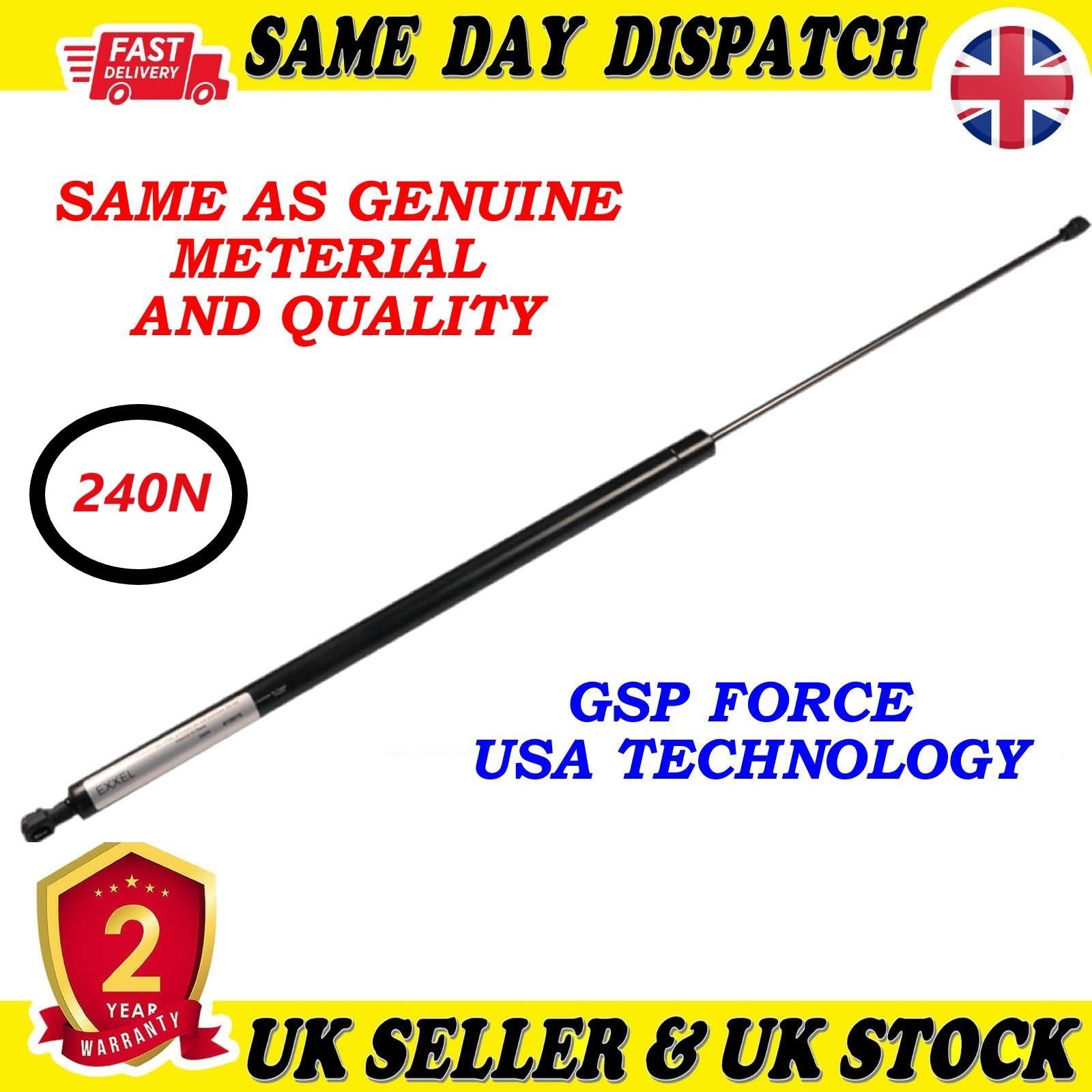 TAILGATE BOOT GAS STRUTS 240 Newton  FOR SEAT TOLEDO III 5P5827550