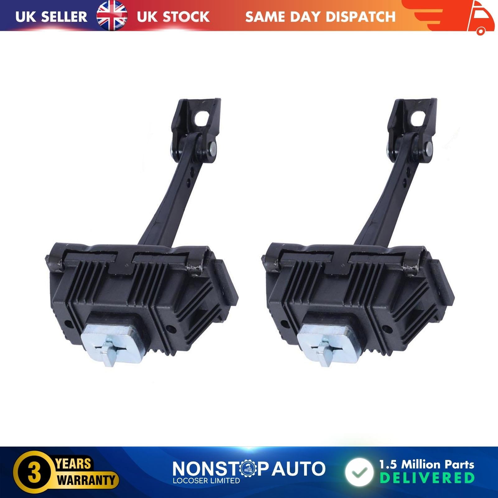 2 X Rear Door Hinge Stop Check Strap Limitery Right and Left Side Fits BMW X5 E53 51228402561