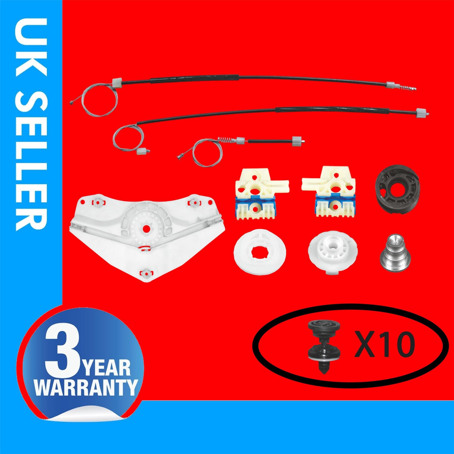 FOR VW Jetta  Window Regulator Repair Kit Left Hand Side