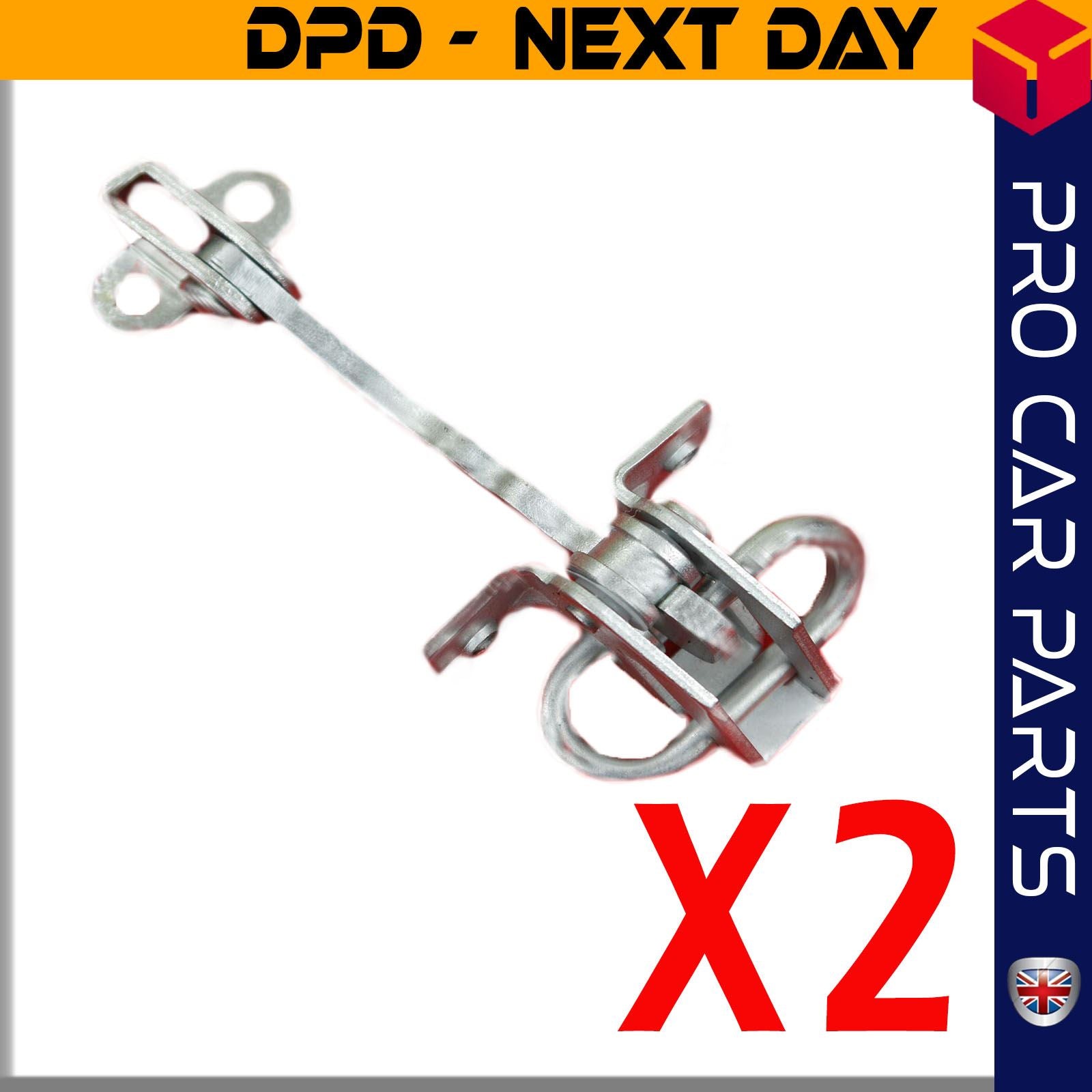 2XFront Door Hinge Stop Check Strap Limitery Right Left  Fits FIAT Strada Siena