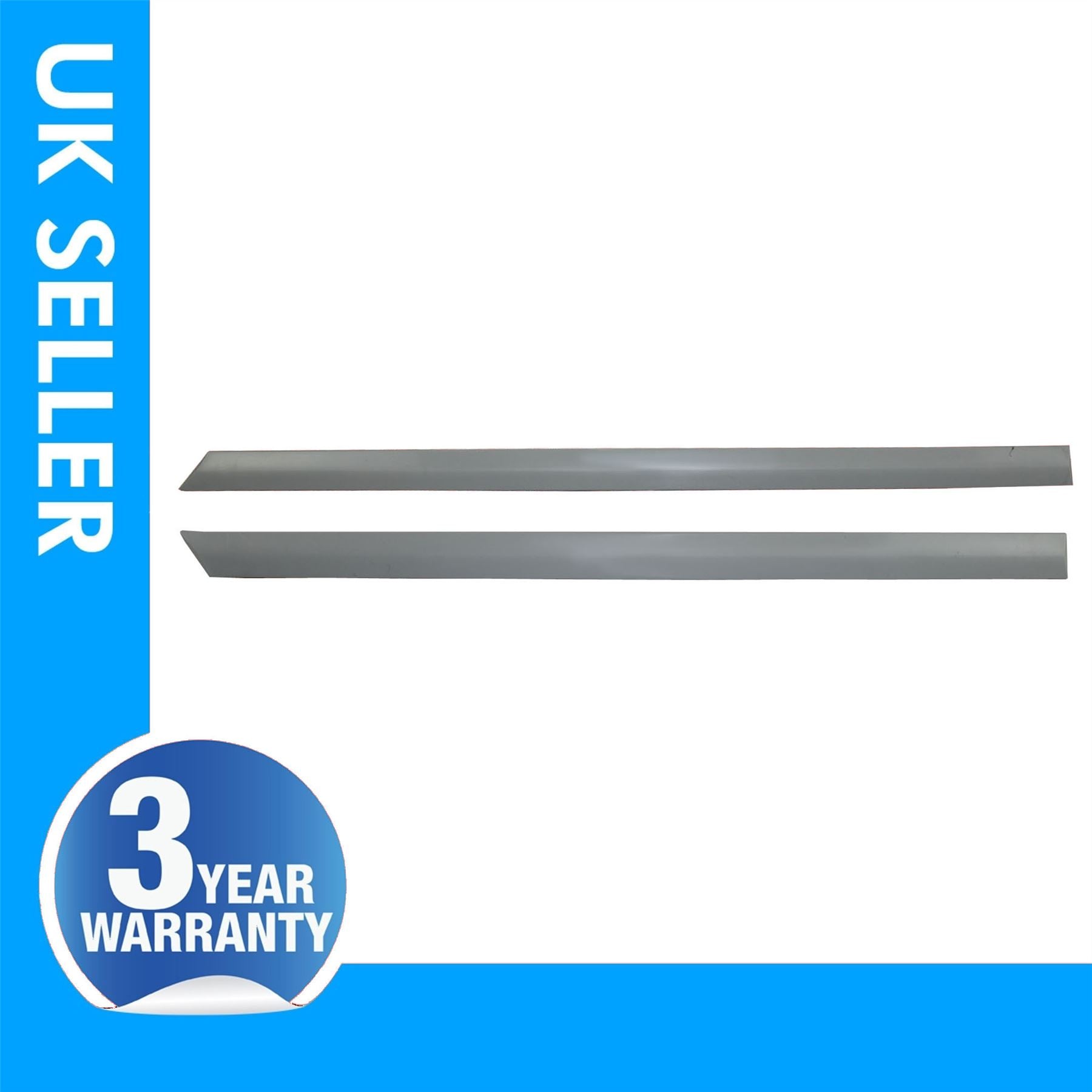 2 X Rear Door Moulding Panel Strap Paintable Vauxhall  Opel Vectra C 5171076