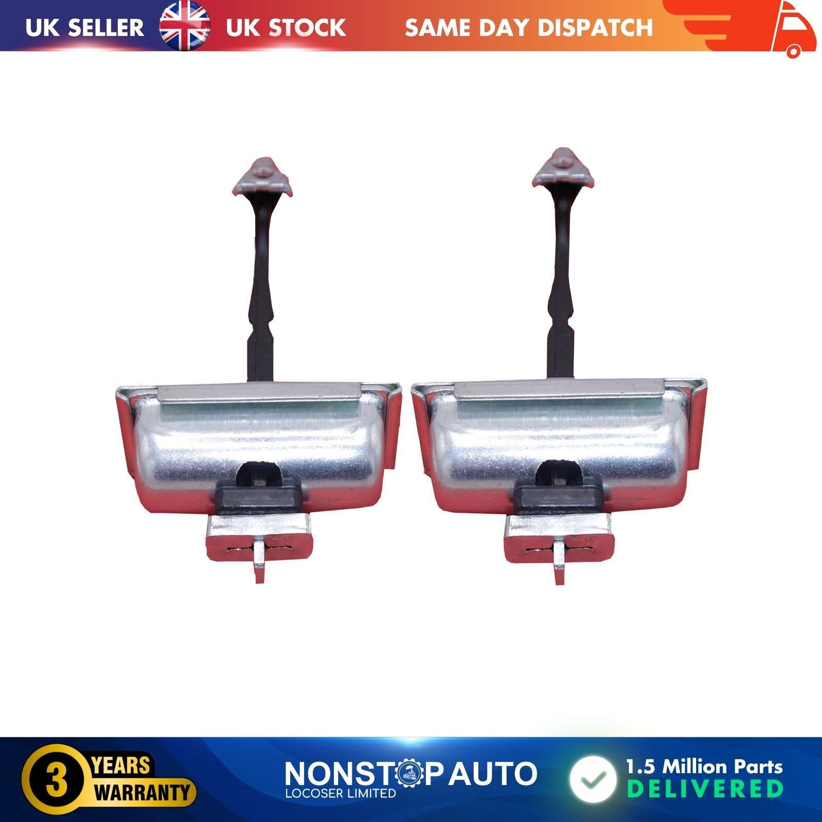 2 X Front Door Hinge Stop Check Strap Limitery Right and Left Side Fits VAUXHALL Zafira C Tourer 13301058