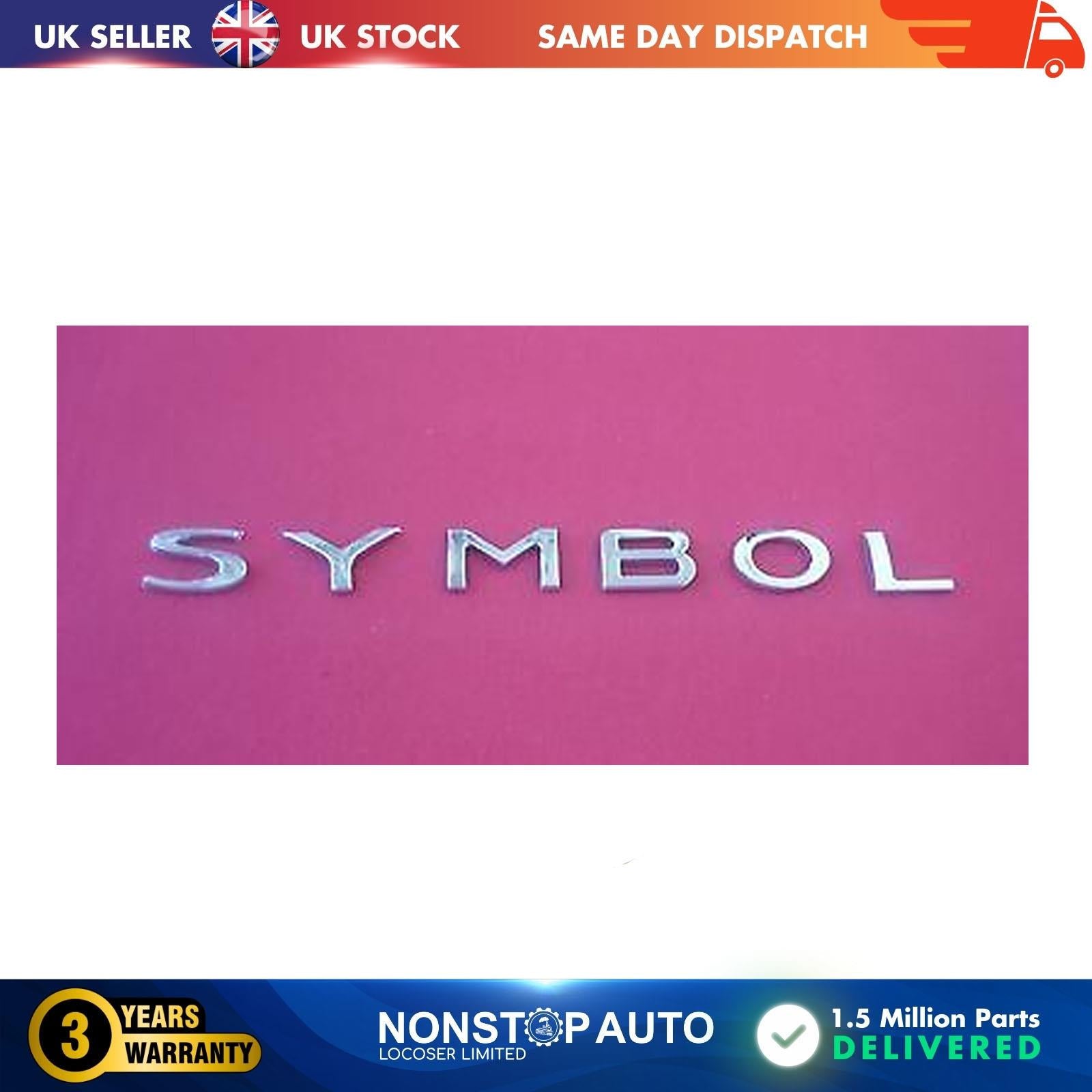 Badge FOR Renault Clio Symbol