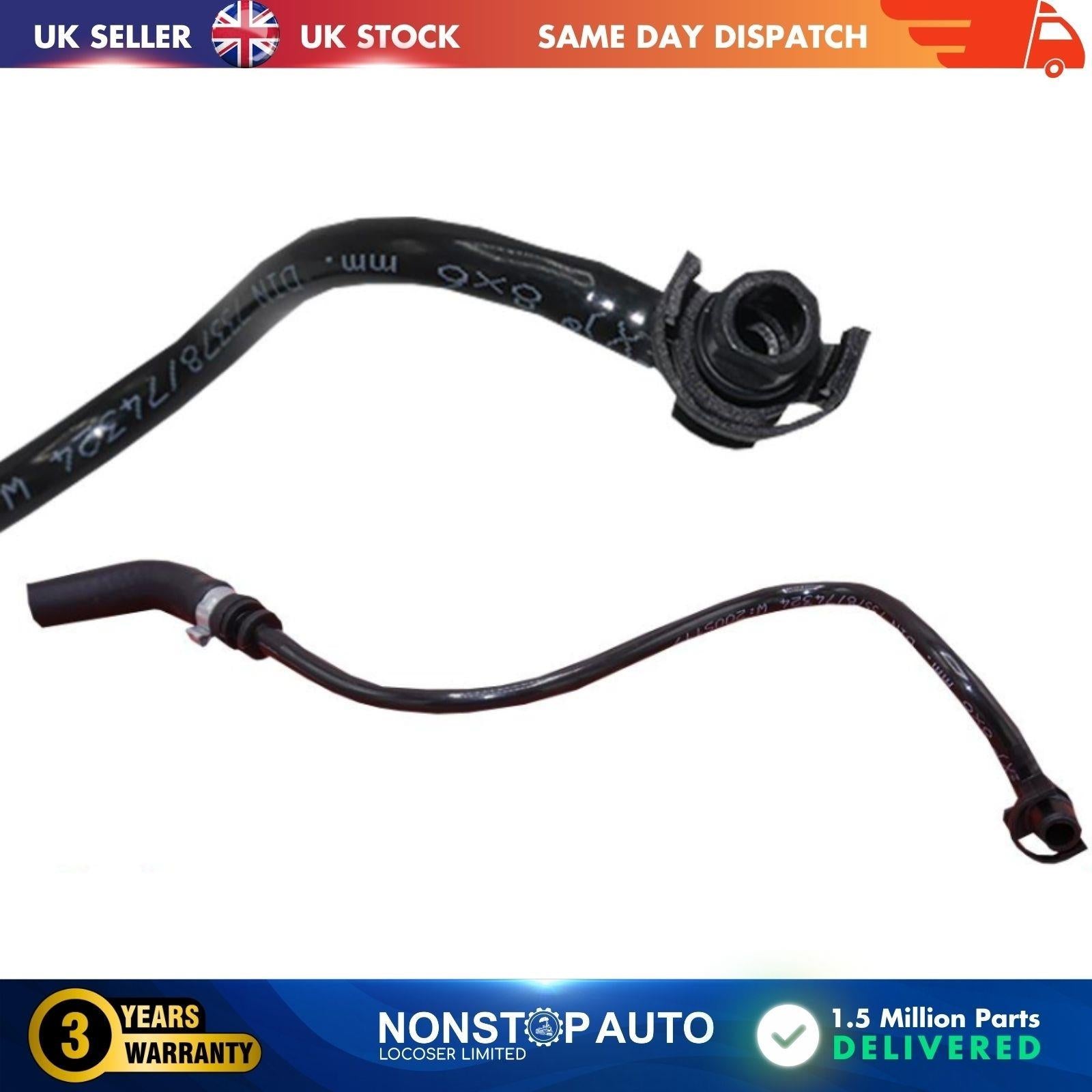 Radiator Coolant Tank Water Hose Tube Fits Vauxhall Insignia 1.6 23186422