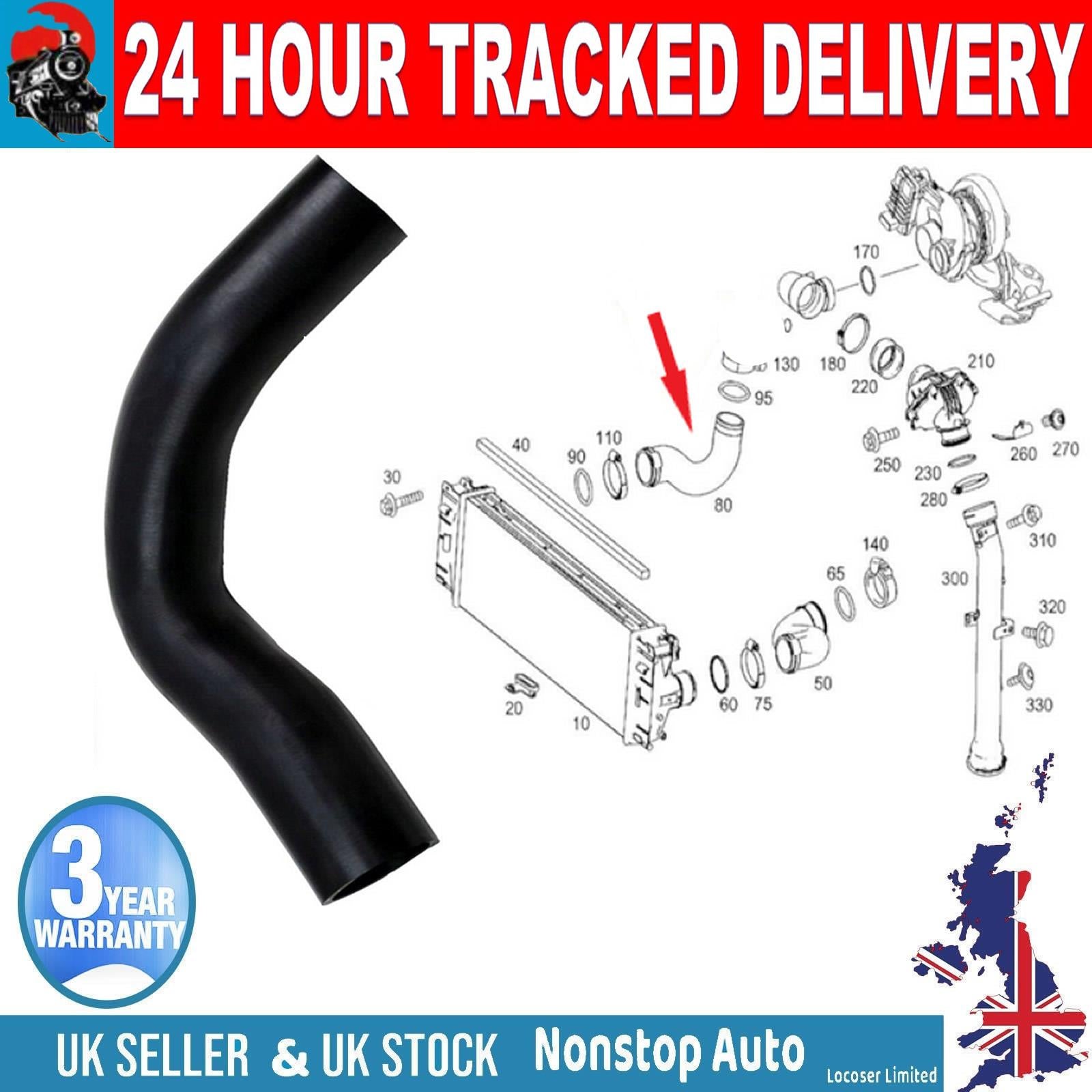TURBO INTERCOOLER TURBO HOSE PIPE FOR MERCEDES  Sprinter 9065283382
