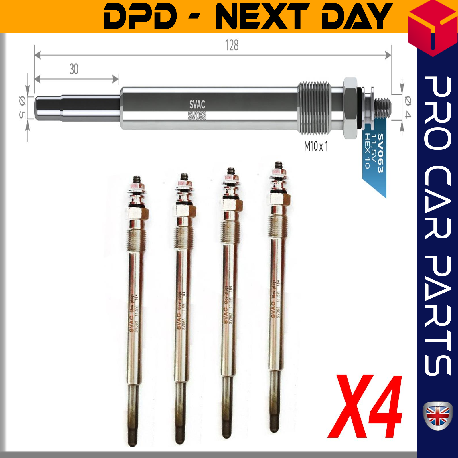 4 X MERCEDES A CLASS-VANEO 170 CDI Glow Plug