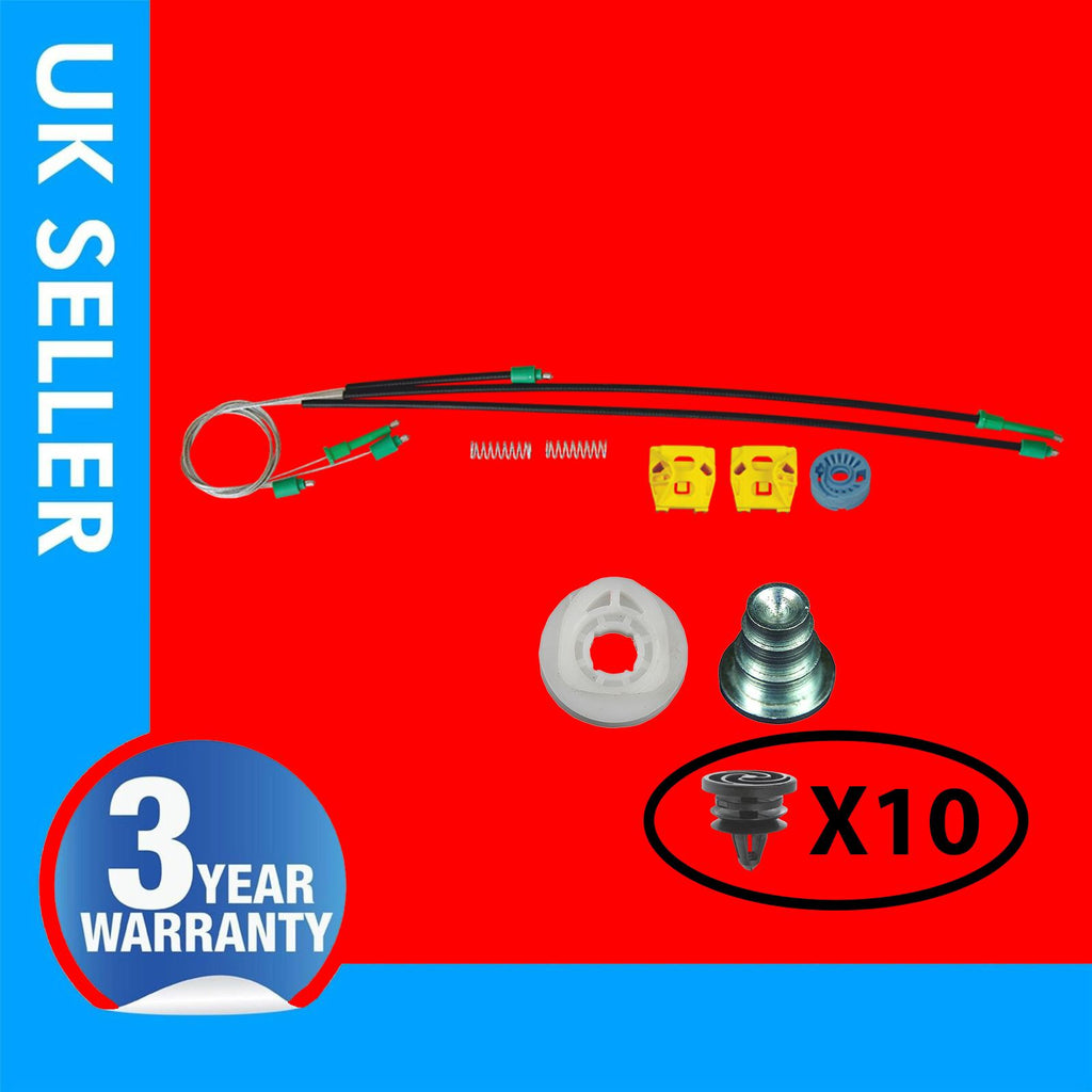 Fits SEAT Ibiza III Window Regulator Repair Kit Front Left / Right Side 6L3837461 6L3837462